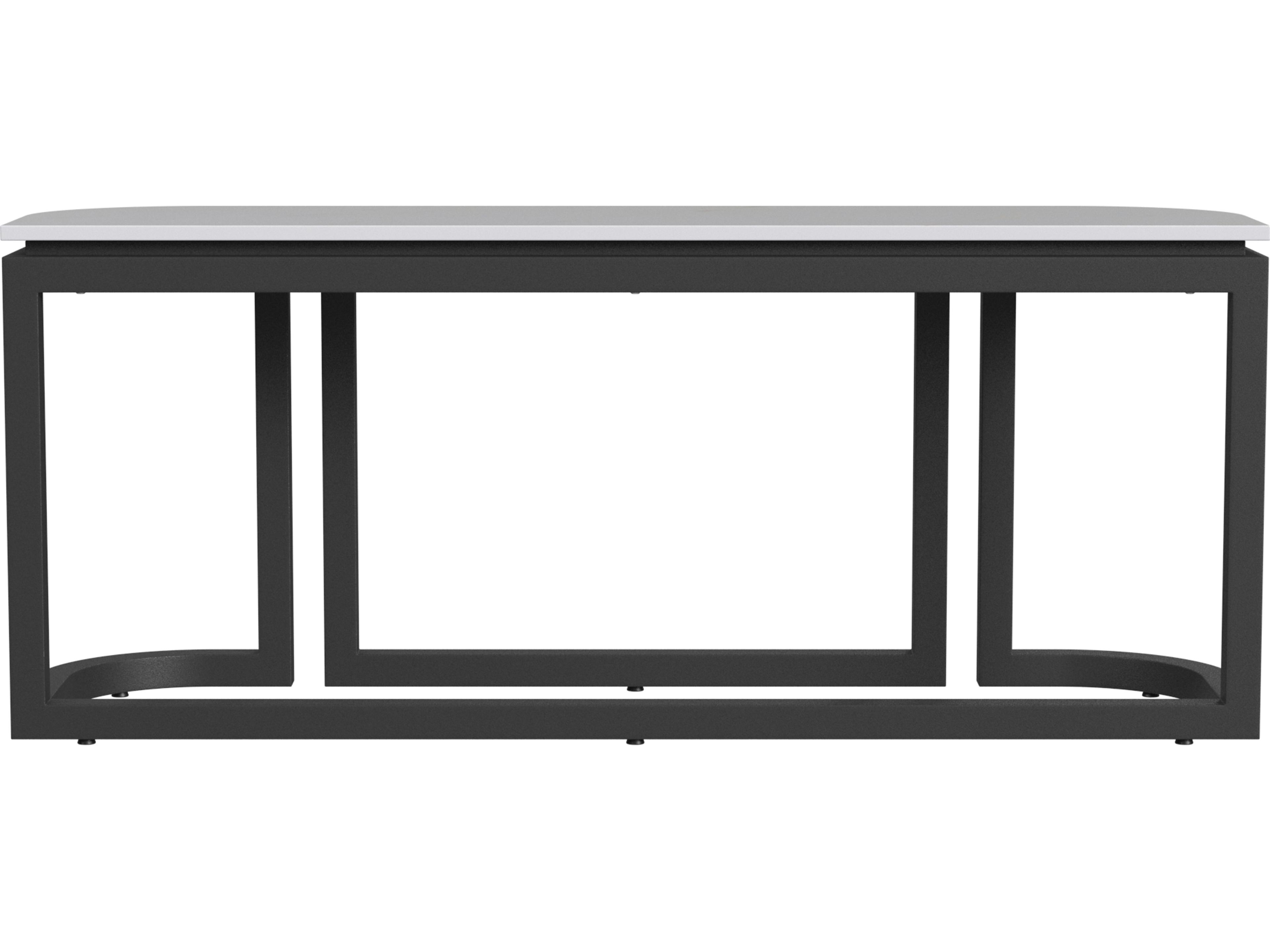 Sunset West Malibu - Aluminum Rectangular Console Table