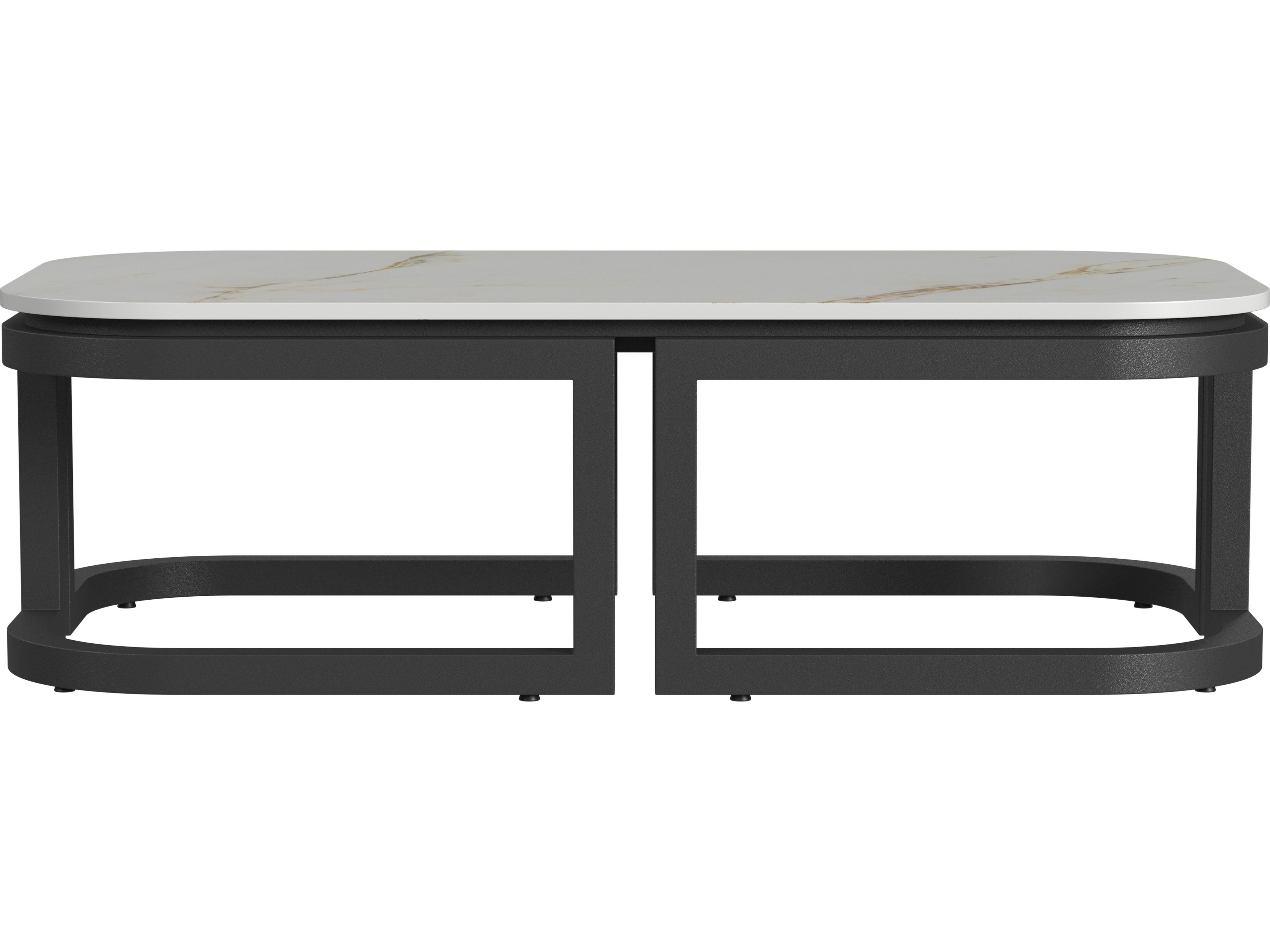Sunset West Malibu - Aluminum Rectangular Coffee Table