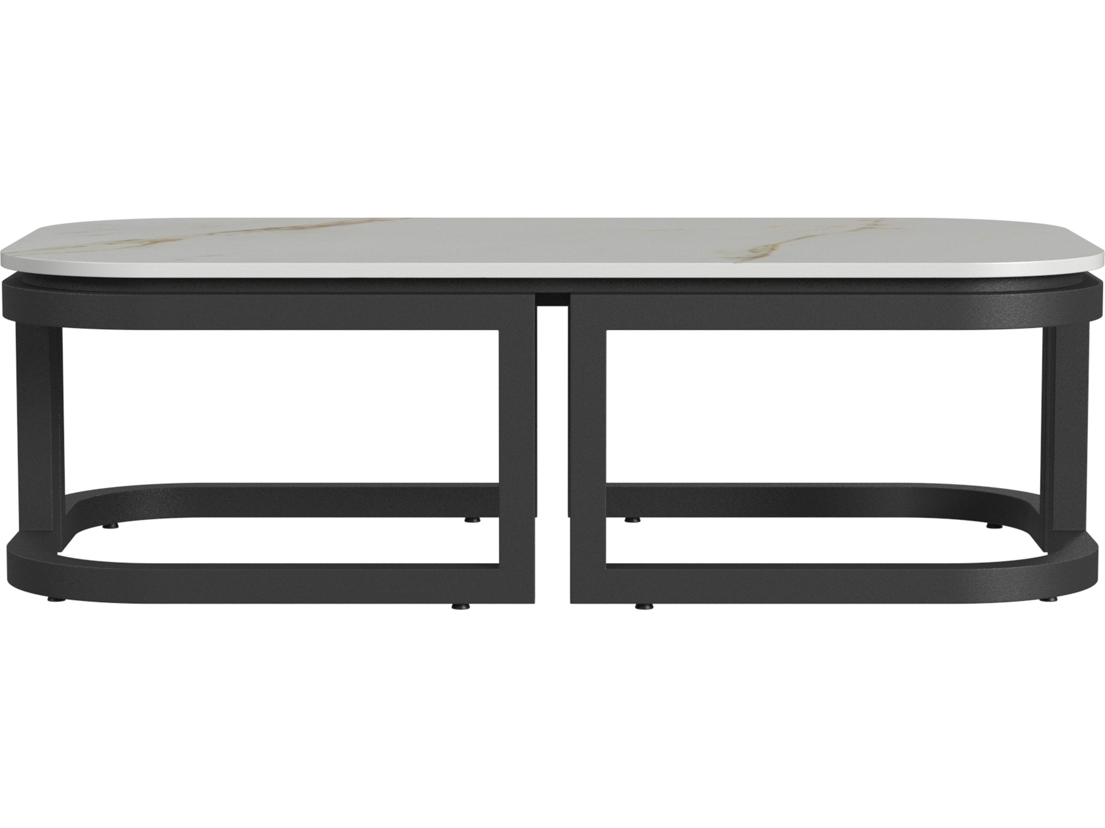 Sunset West Malibu - Aluminum Rectangular Coffee Table