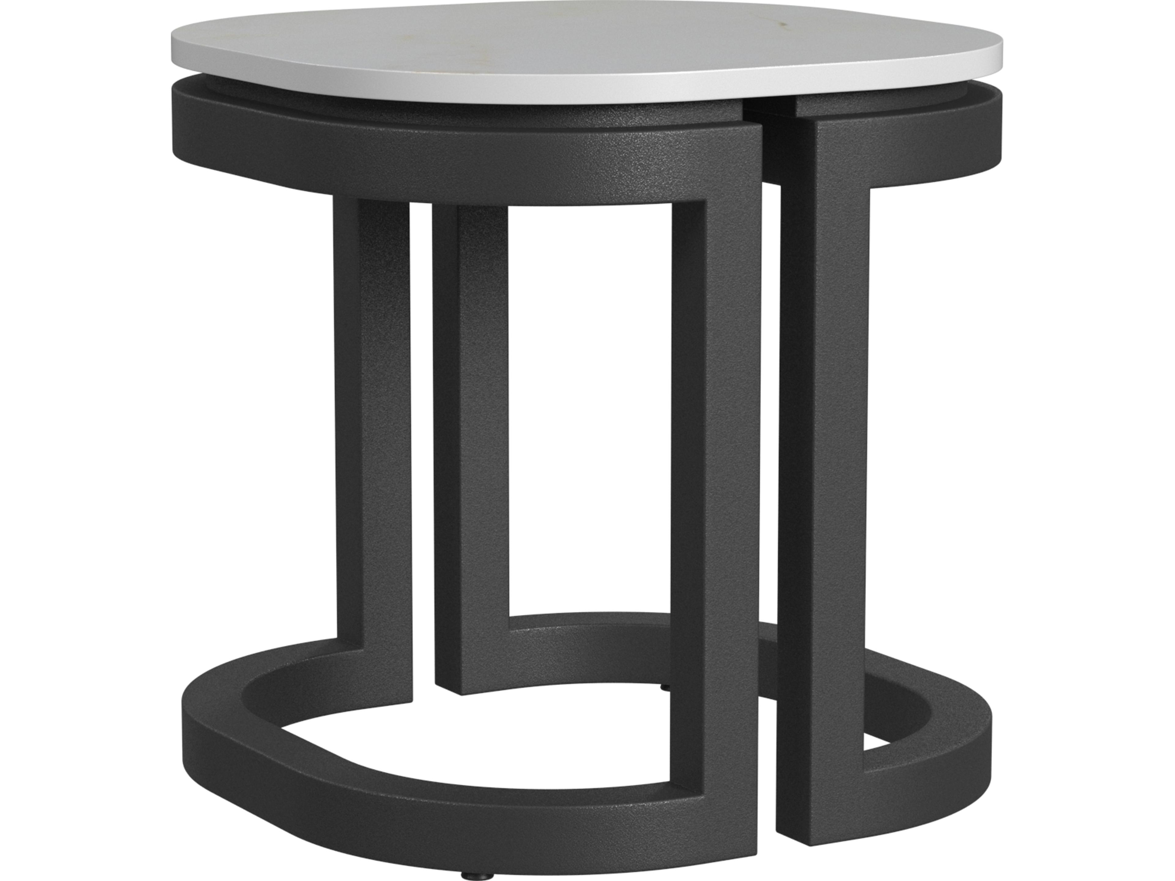 Malibu - Aluminum Square End Table