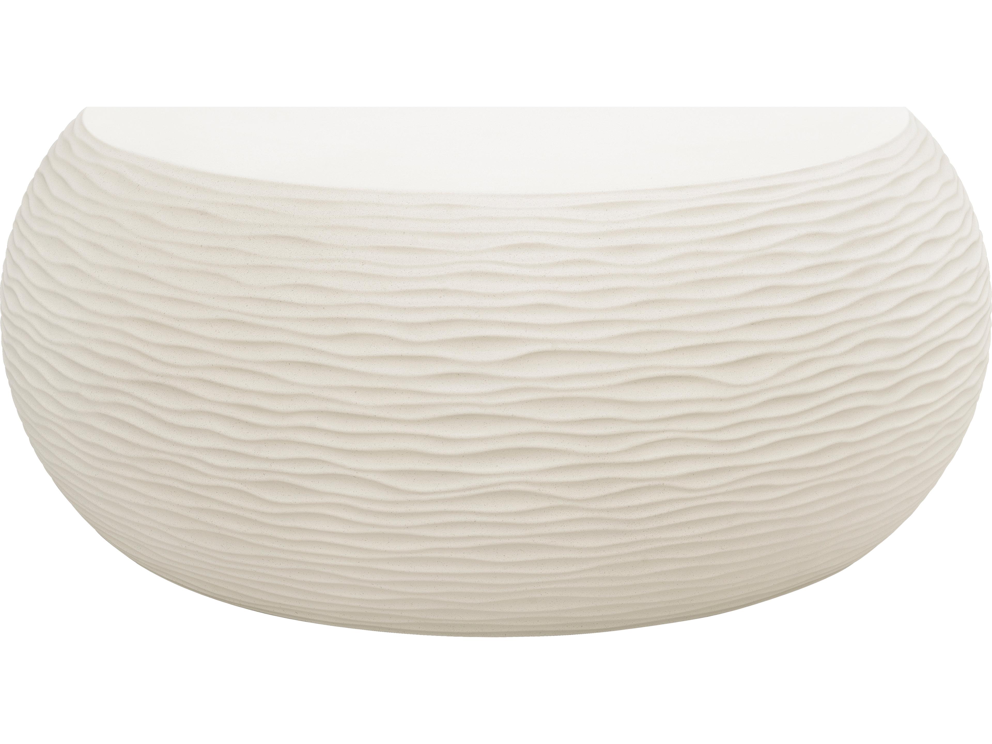 Bazaar- As Pictured - Concrete Round Coffee Table