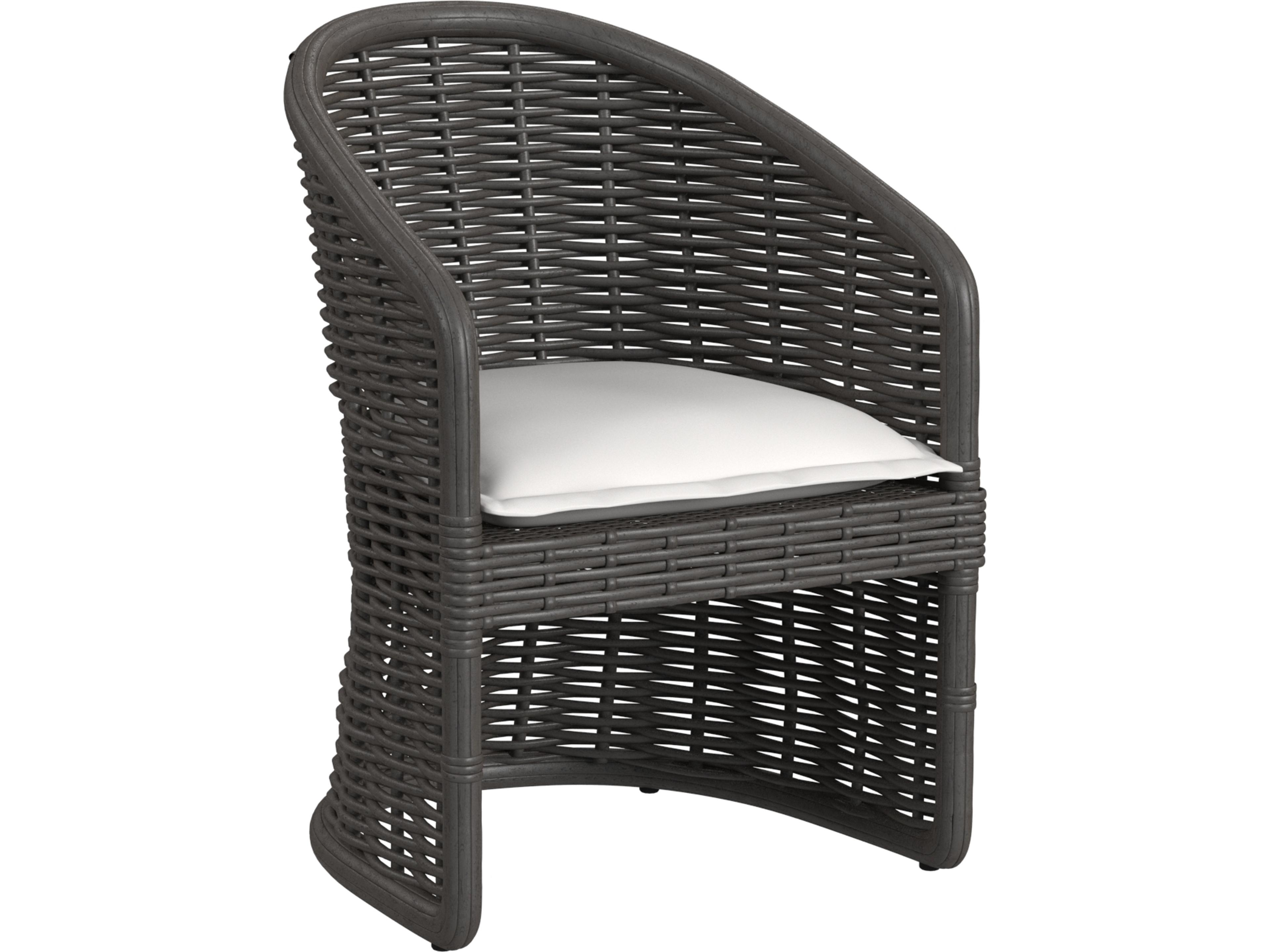 Cabo Dining Chair in Soothe Pearl with Flange Welt
