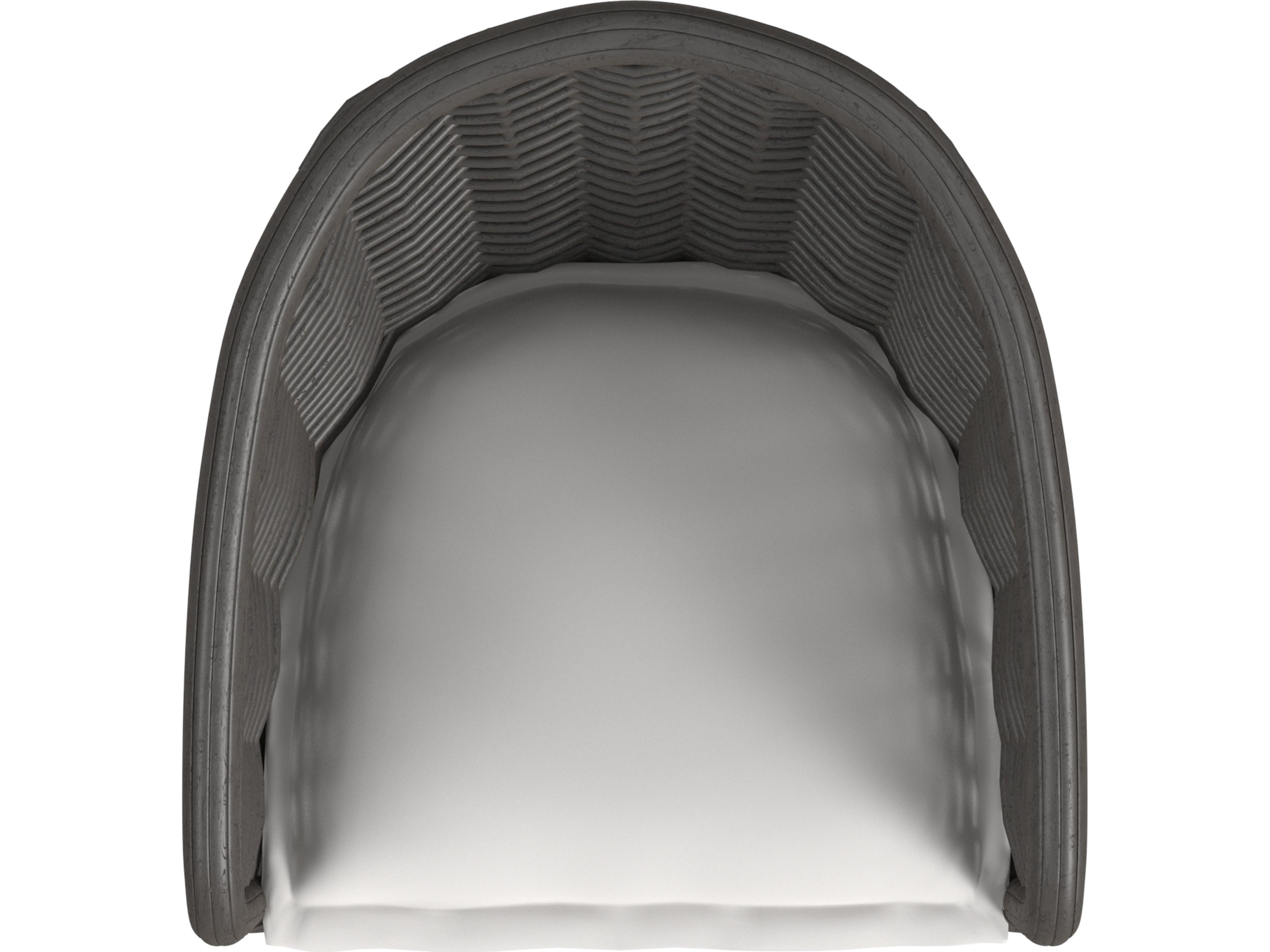 Sunset West Cabo Dining Chair in Soothe Pearl with Flange Welt