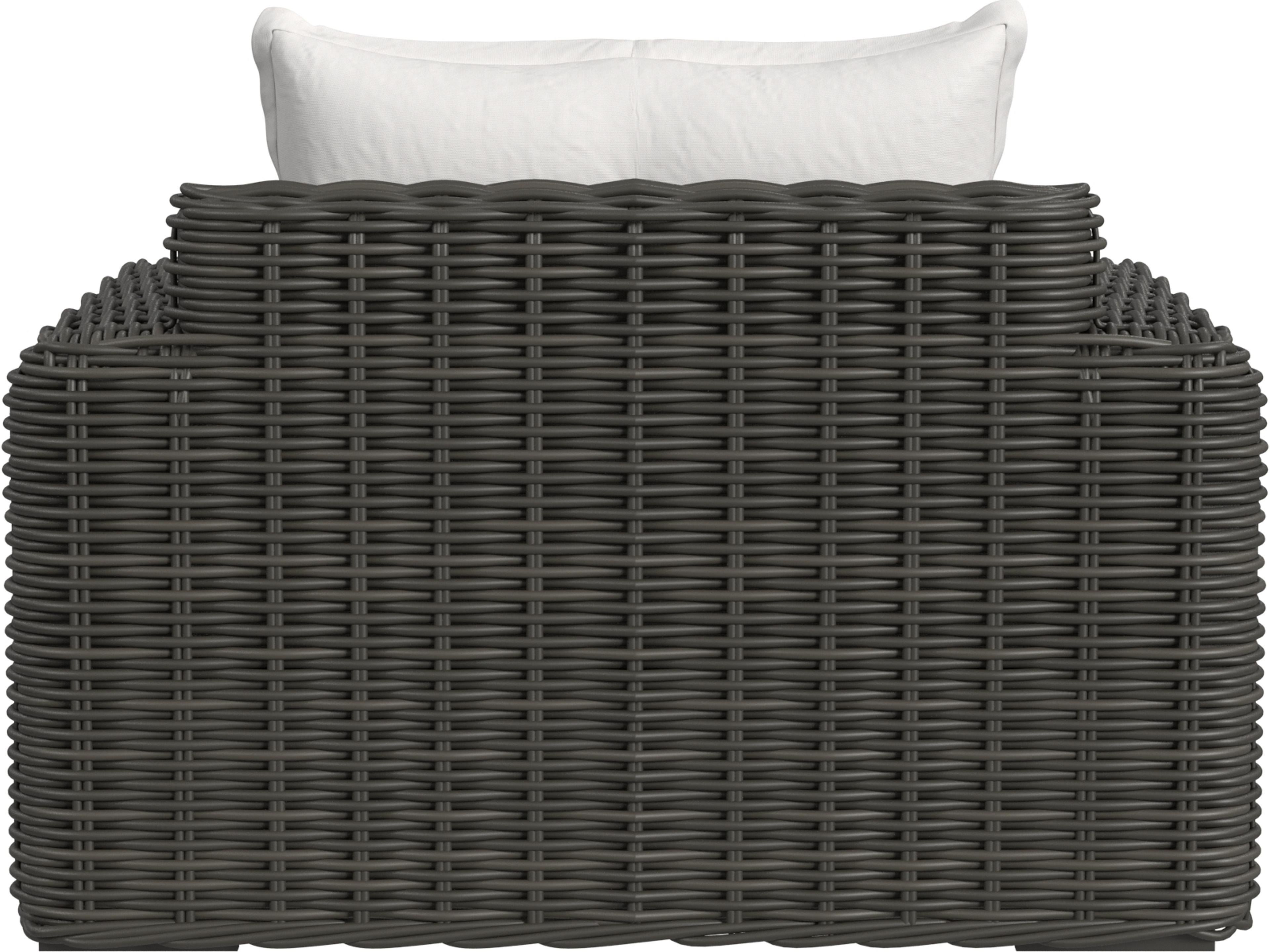 Sunset West Cabo Oversized Club Chair in Soothe Pearl with Flange Welt