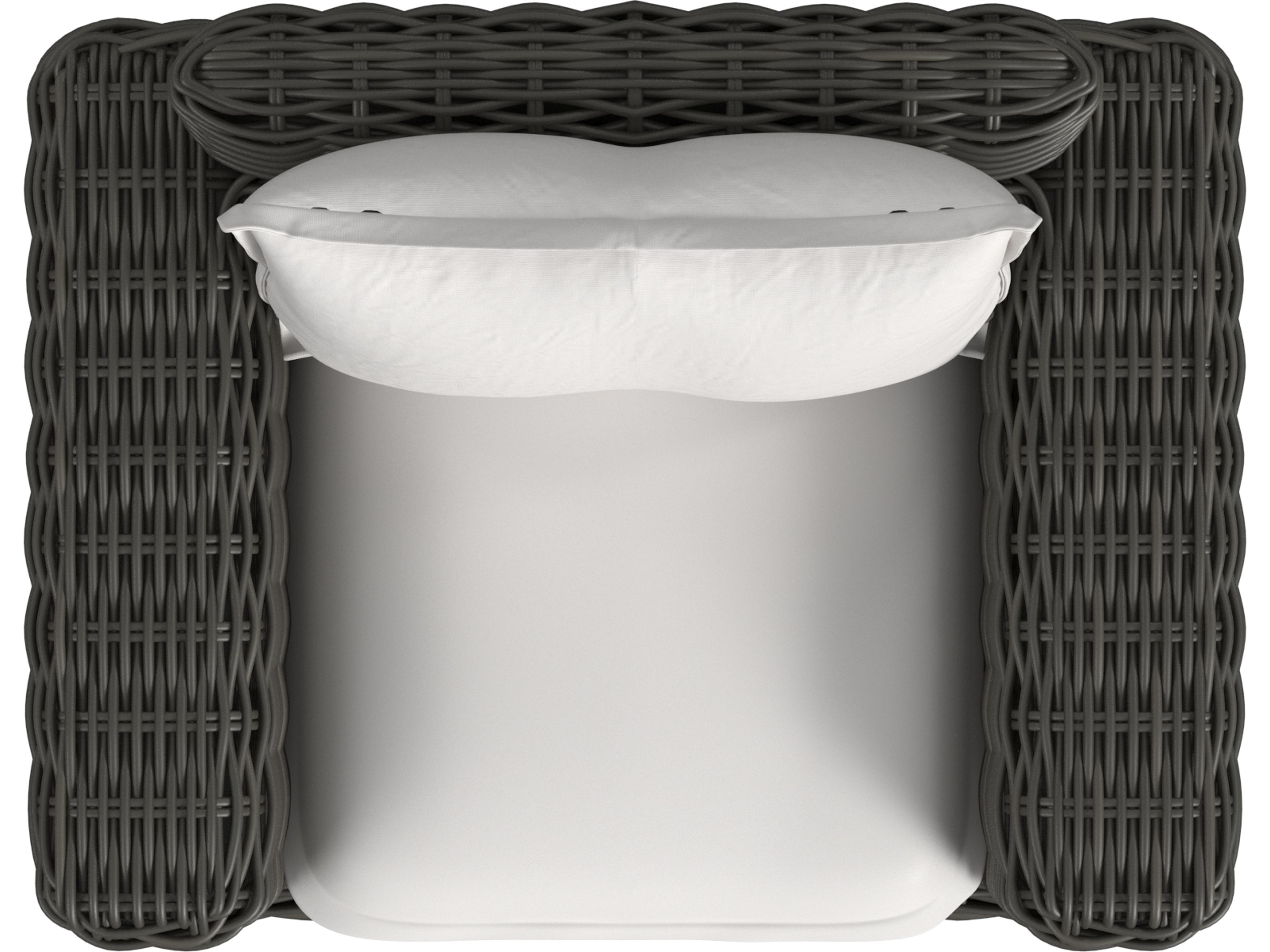 Sunset West Cabo Oversized Club Chair in Soothe Pearl with Flange Welt