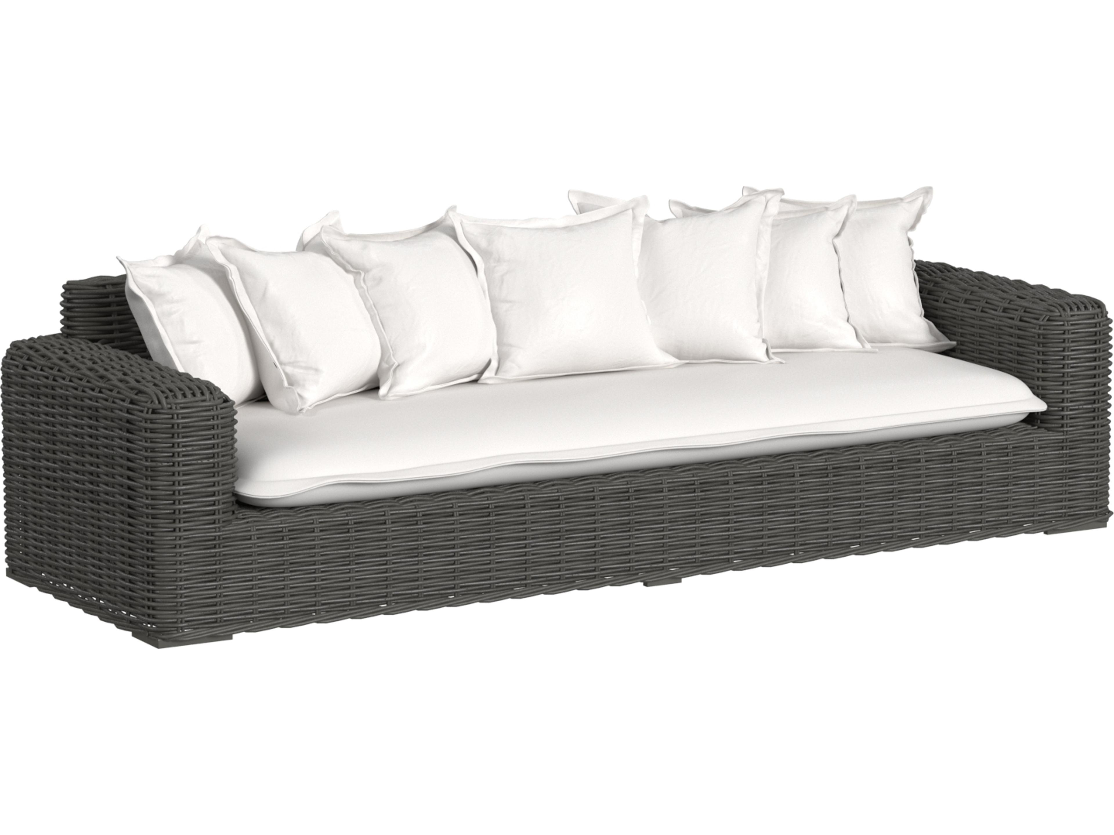 Cabo Sofa in Soothe Pearl with Flange Welt