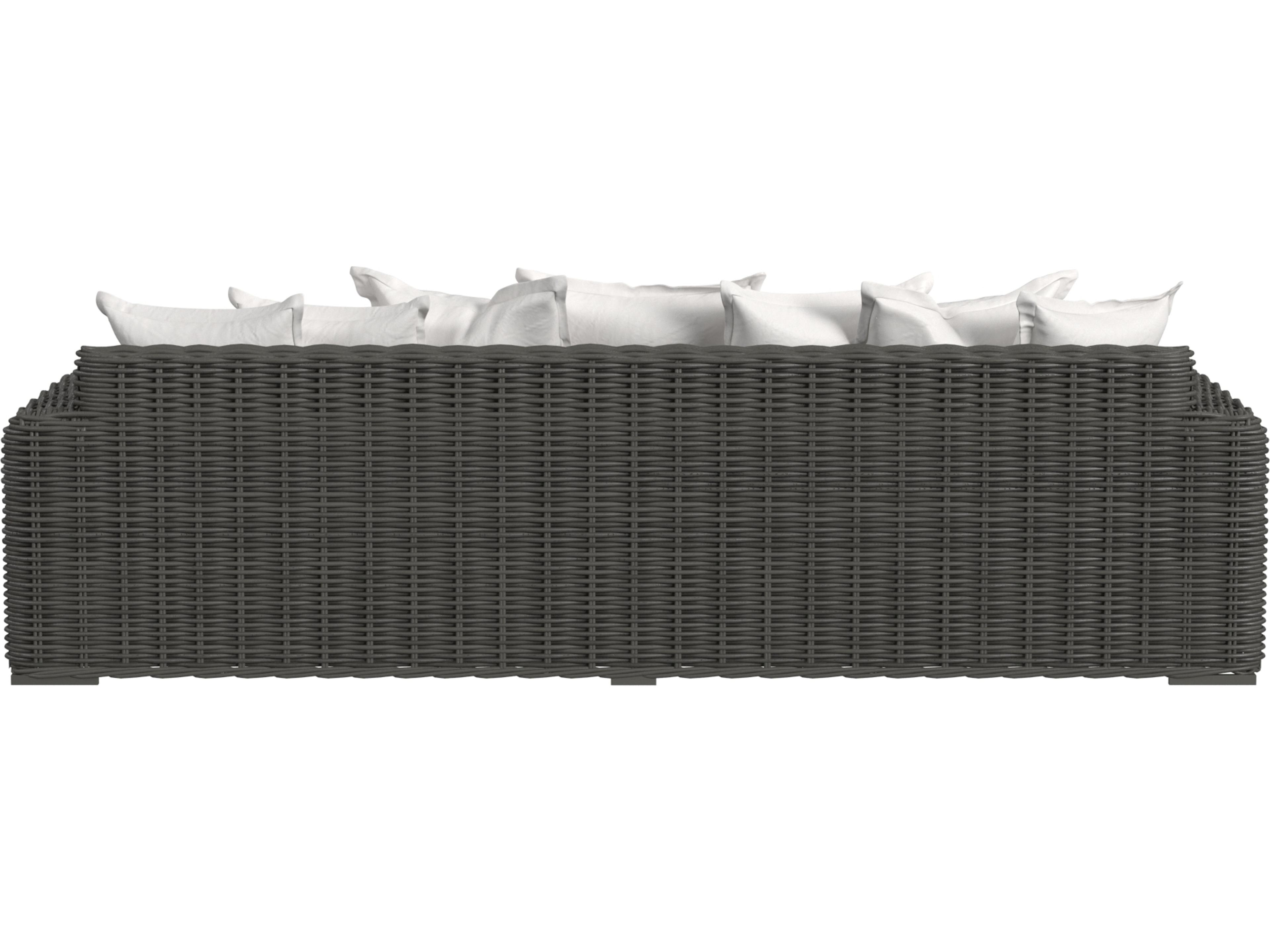 Sunset West Cabo Sofa in Soothe Pearl with Flange Welt