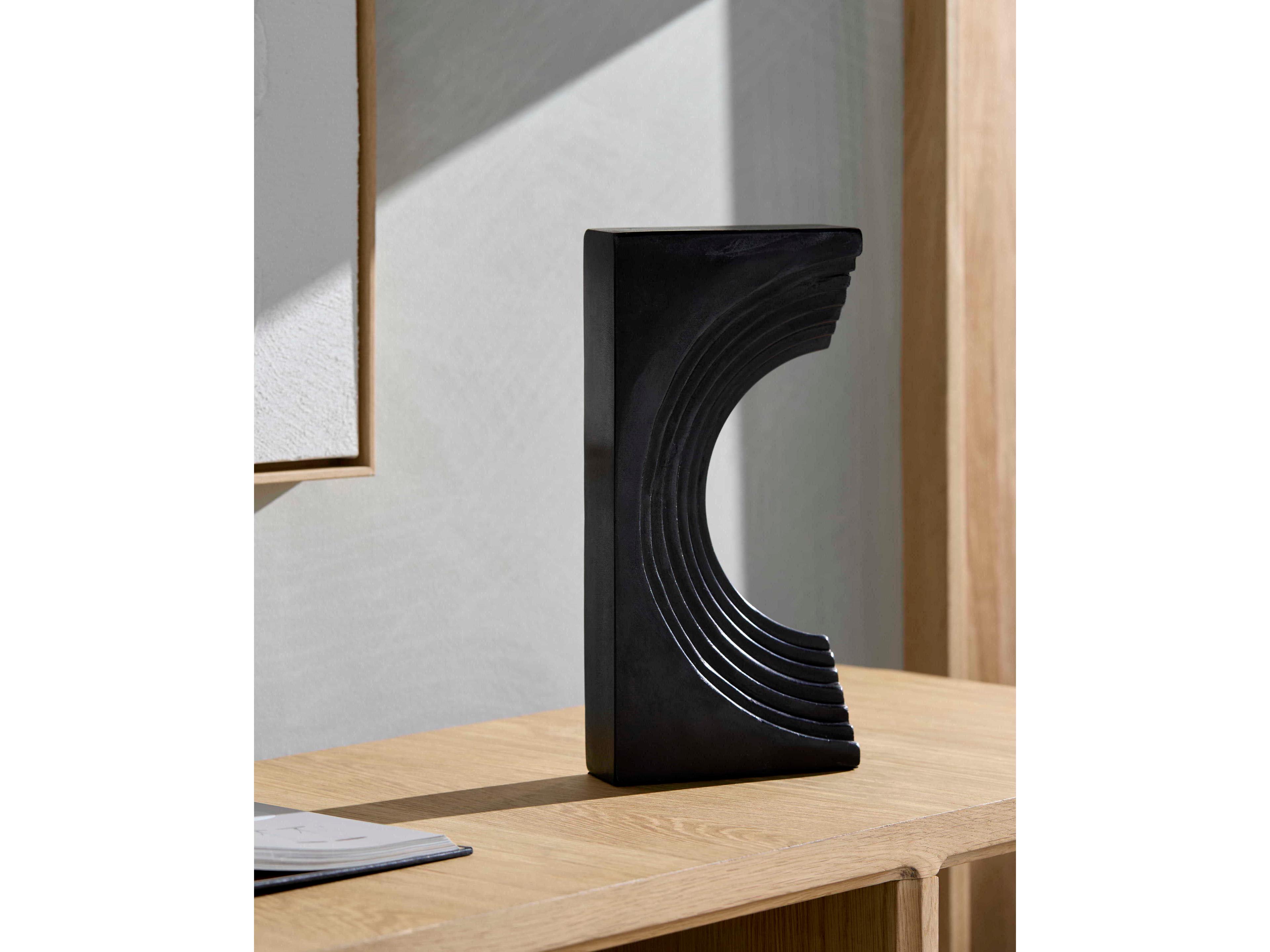 Surya Trajan Black Sculpture