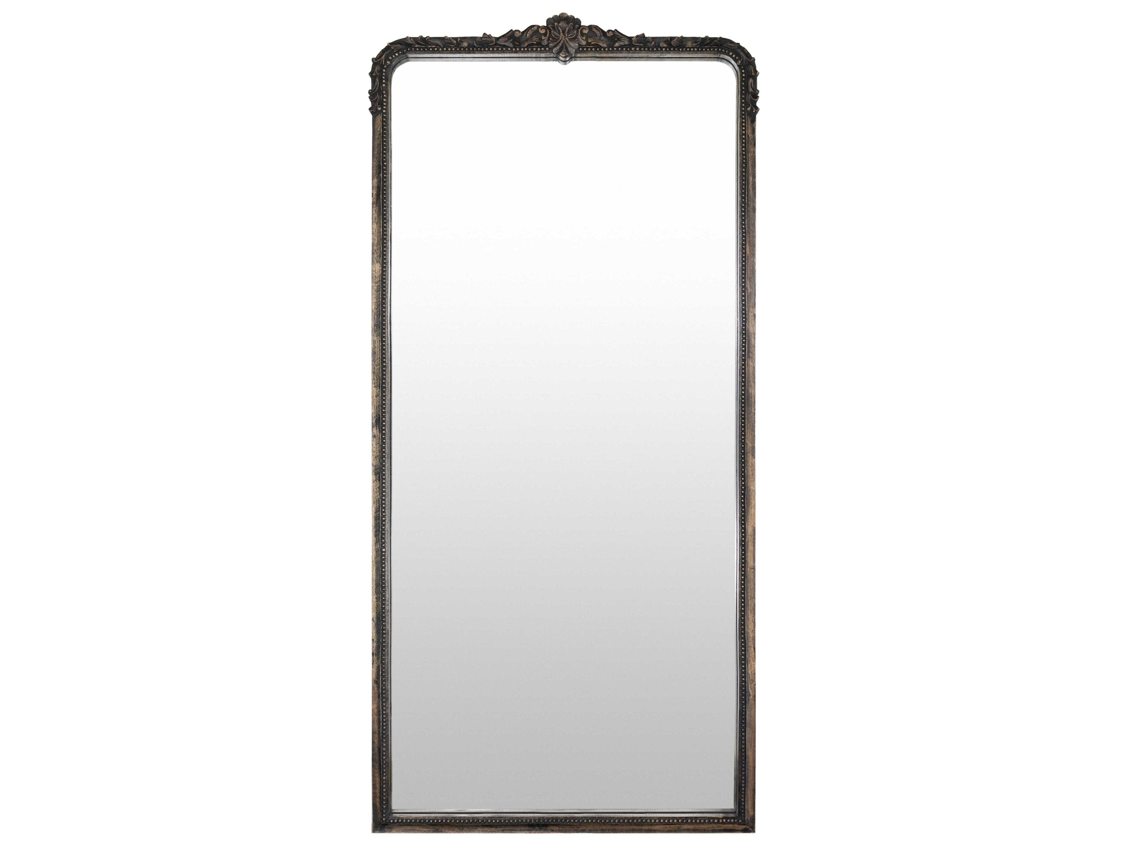 Aaliyah Black Floor Mirror