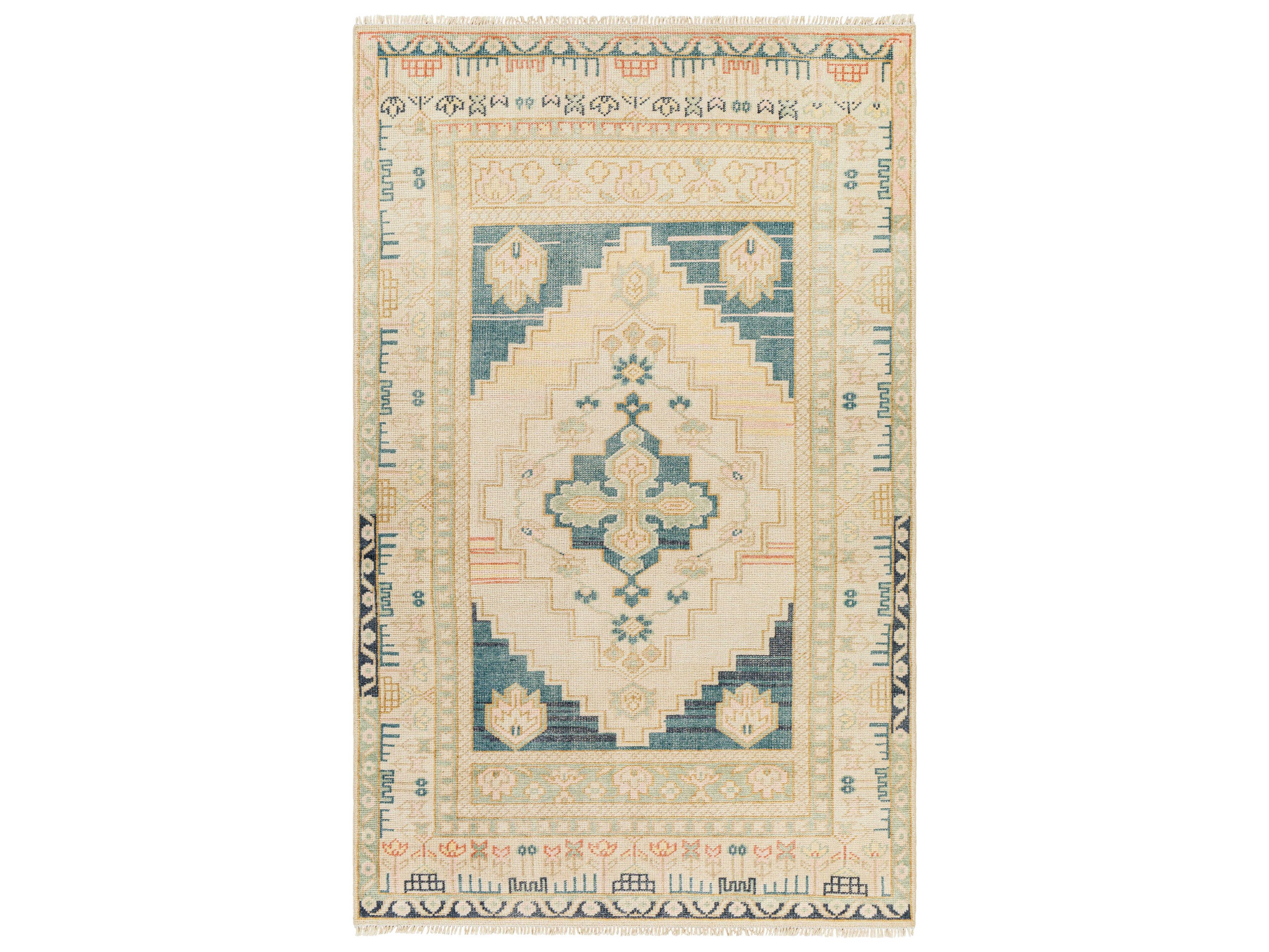 Anadolu Bordered Area Rug