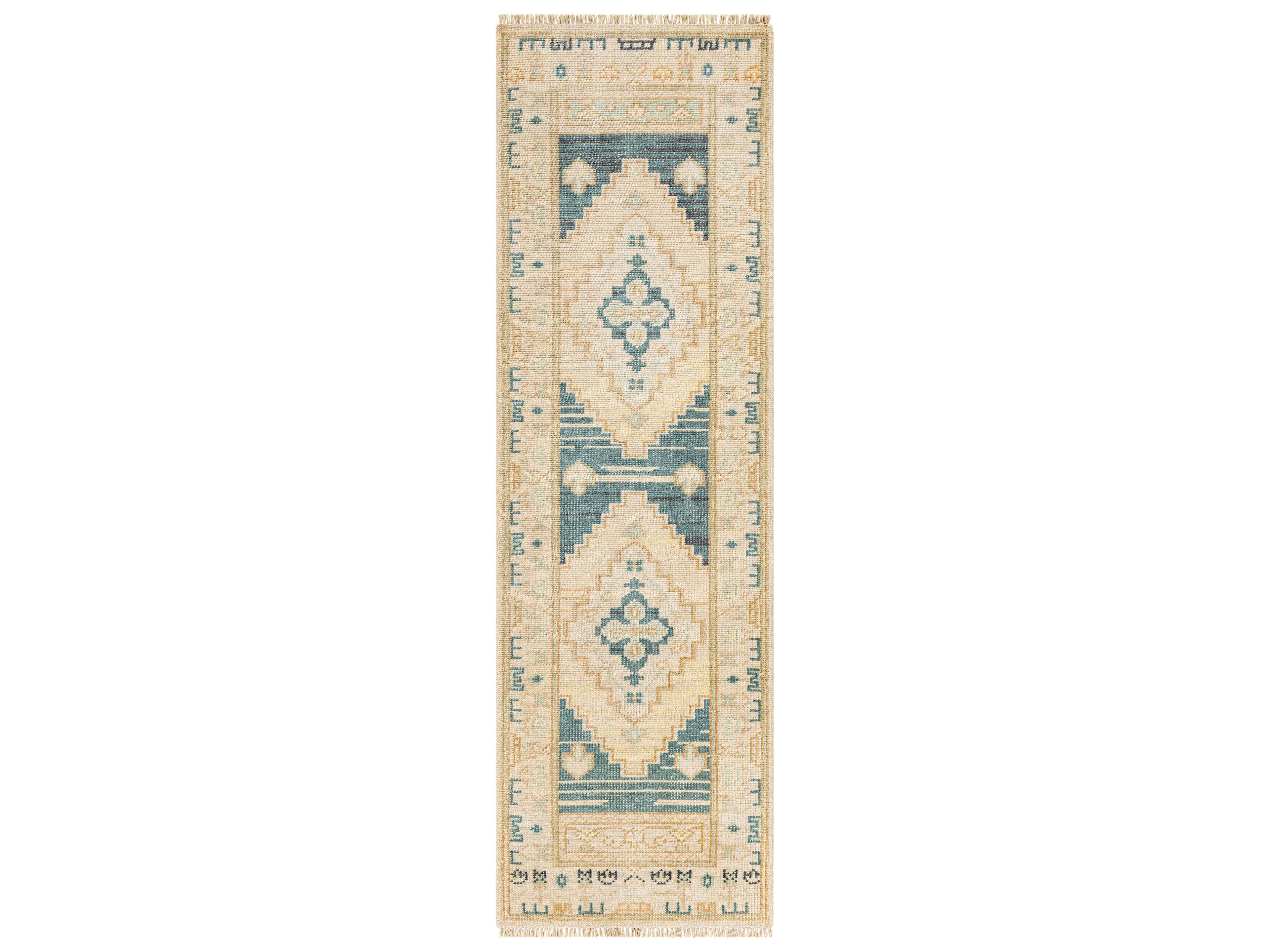 Surya Anadolu Bordered Runner Area Rug