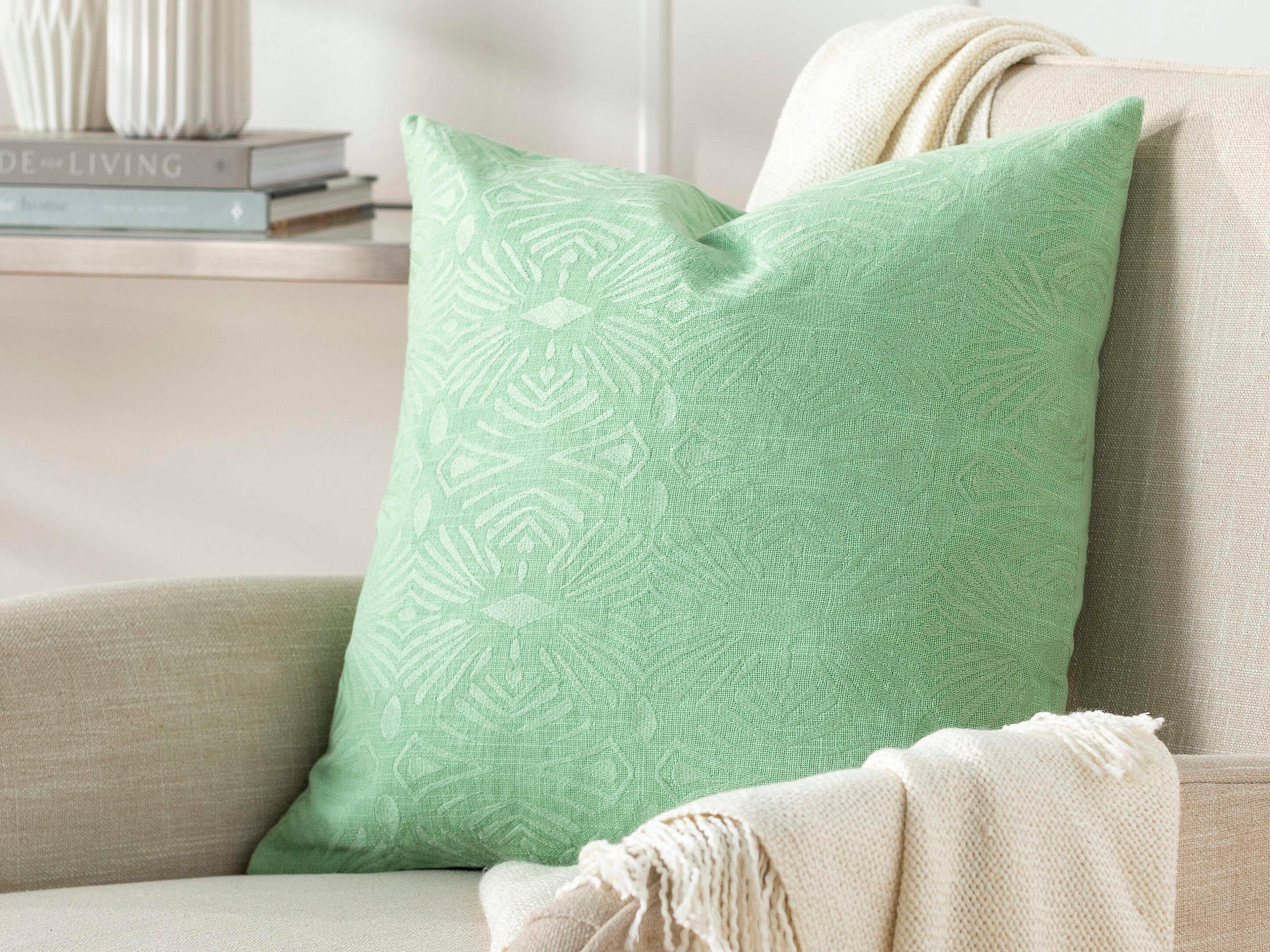 Surya Accra Light Green Pillow