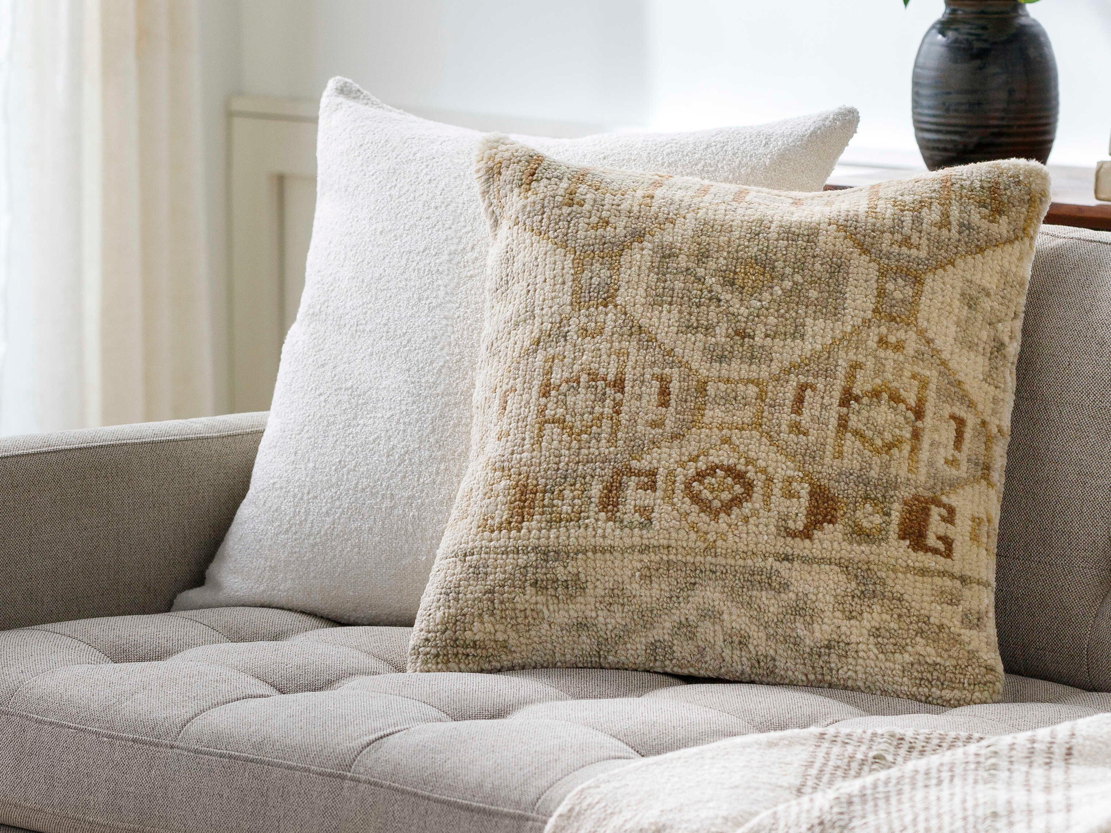 Surya Affleck Beige Pillow