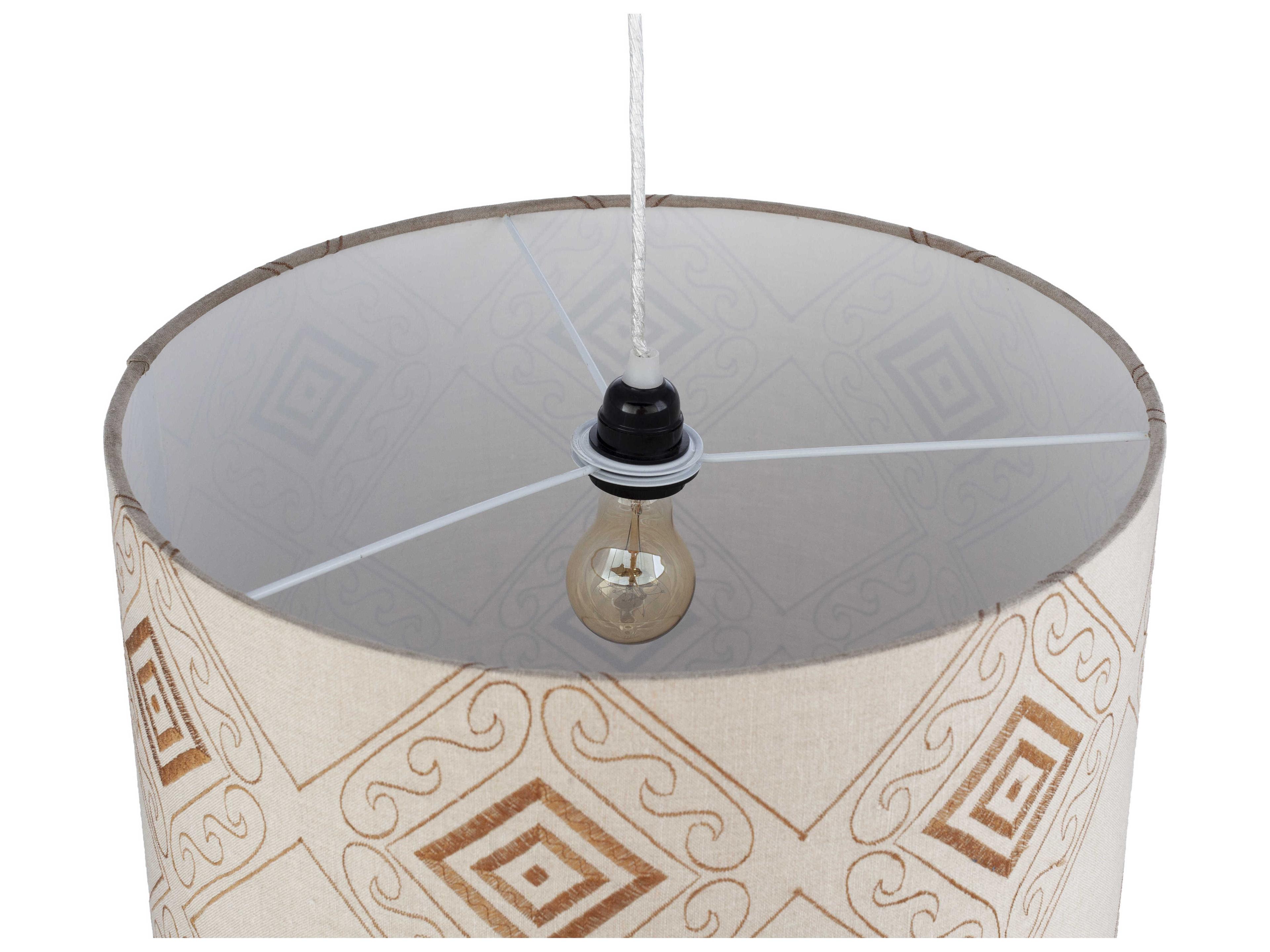 Surya Adilynn 1-Light Beige Brown Pendant