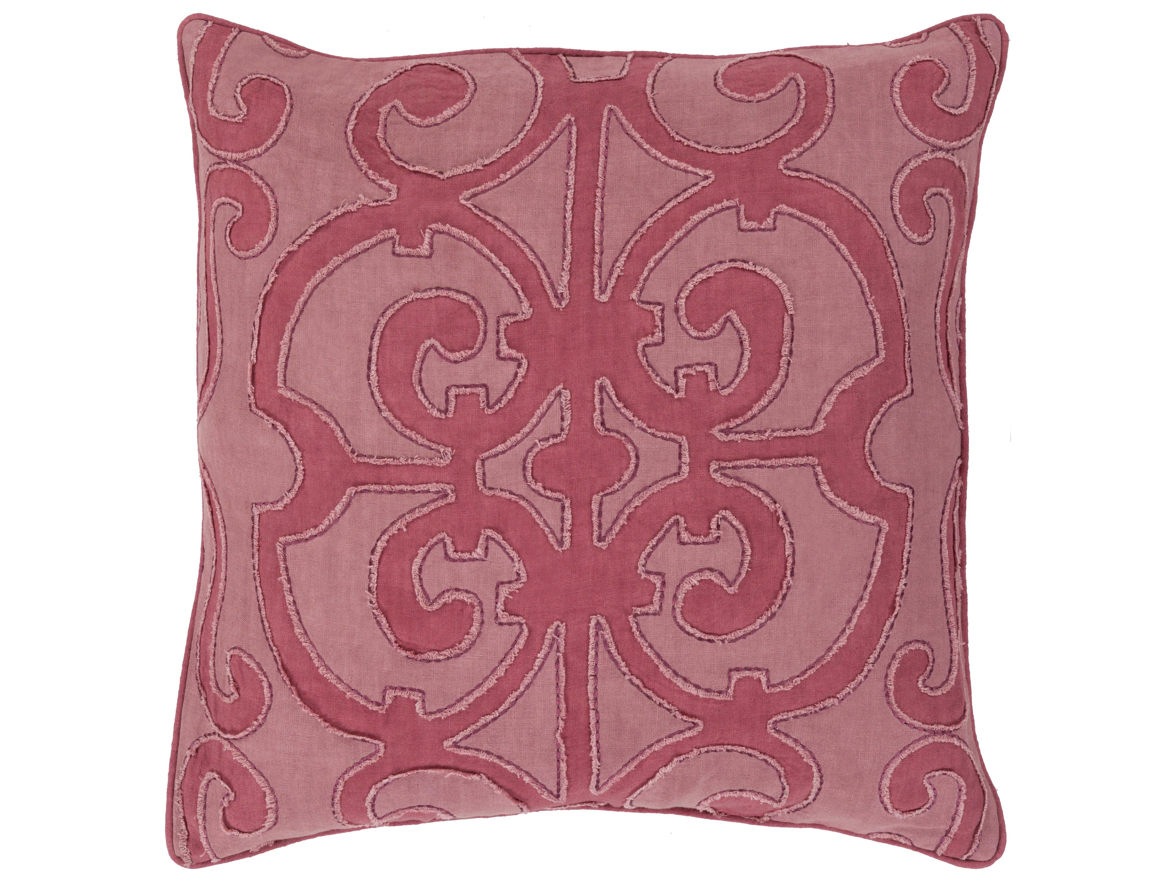 Surya Amelia Mauve Pillow