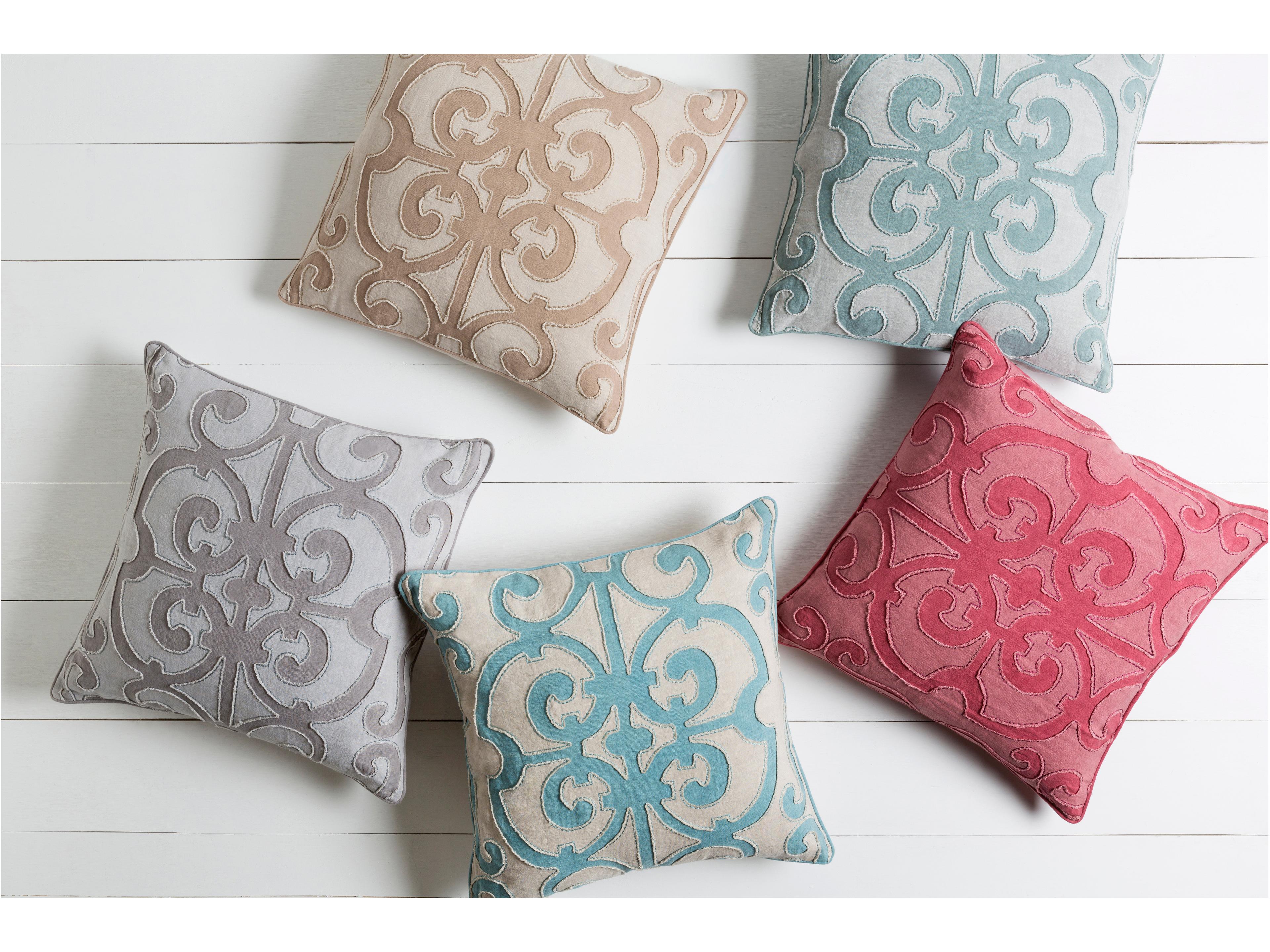 Surya Amelia Aqua Pillow