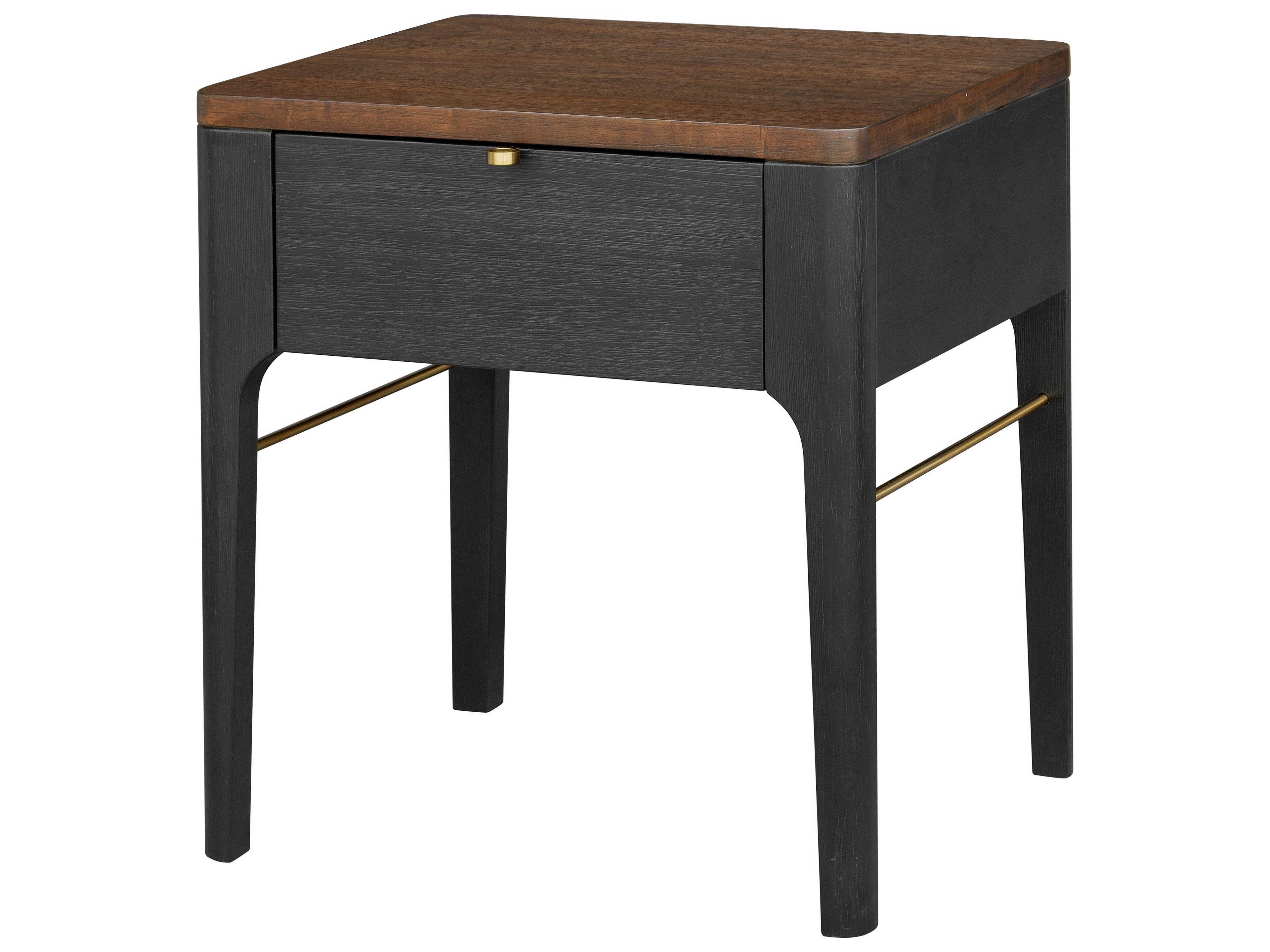 Anello Rectangular Wood End Table