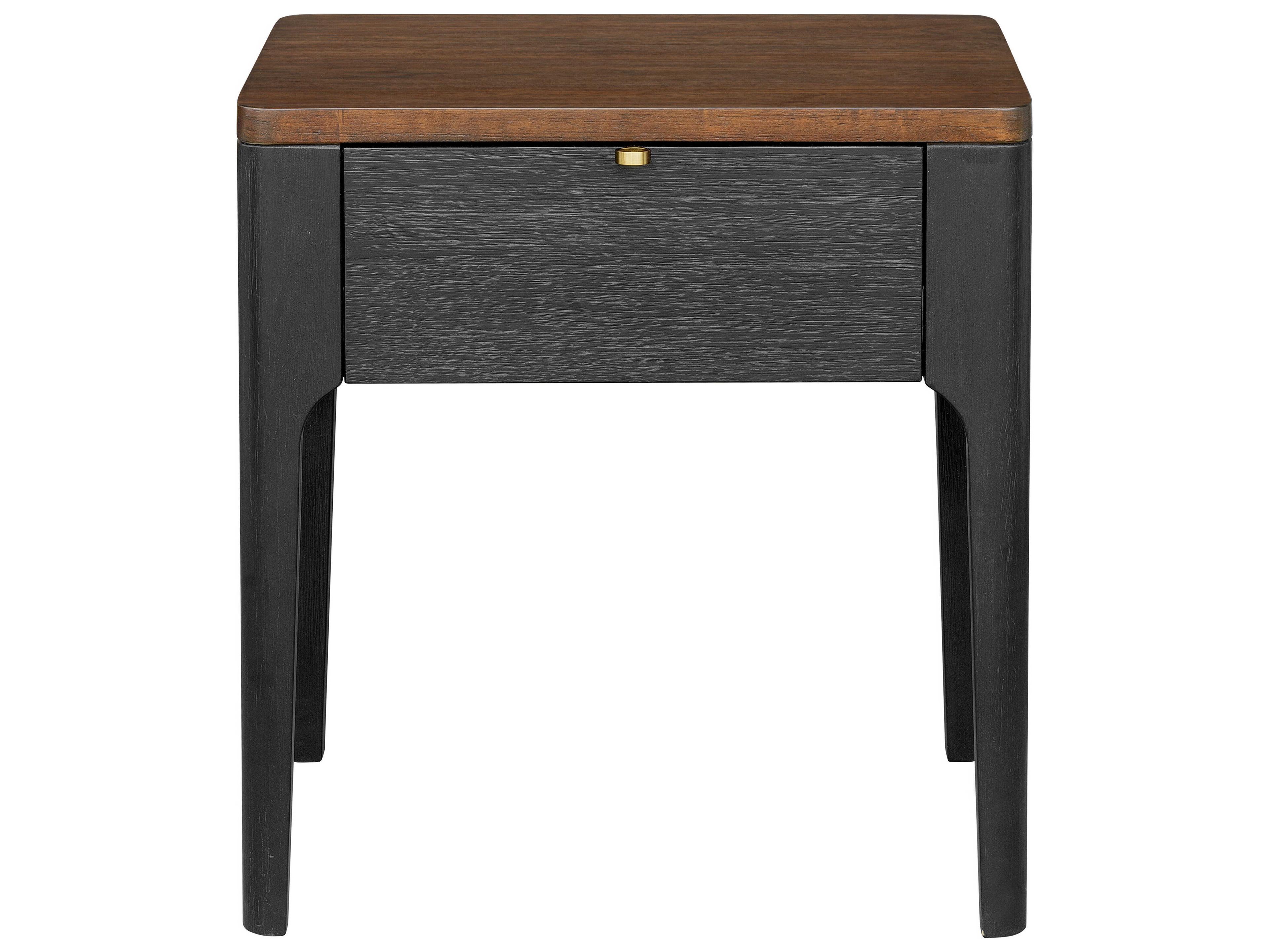 Surya Anello Rectangular Wood End Table