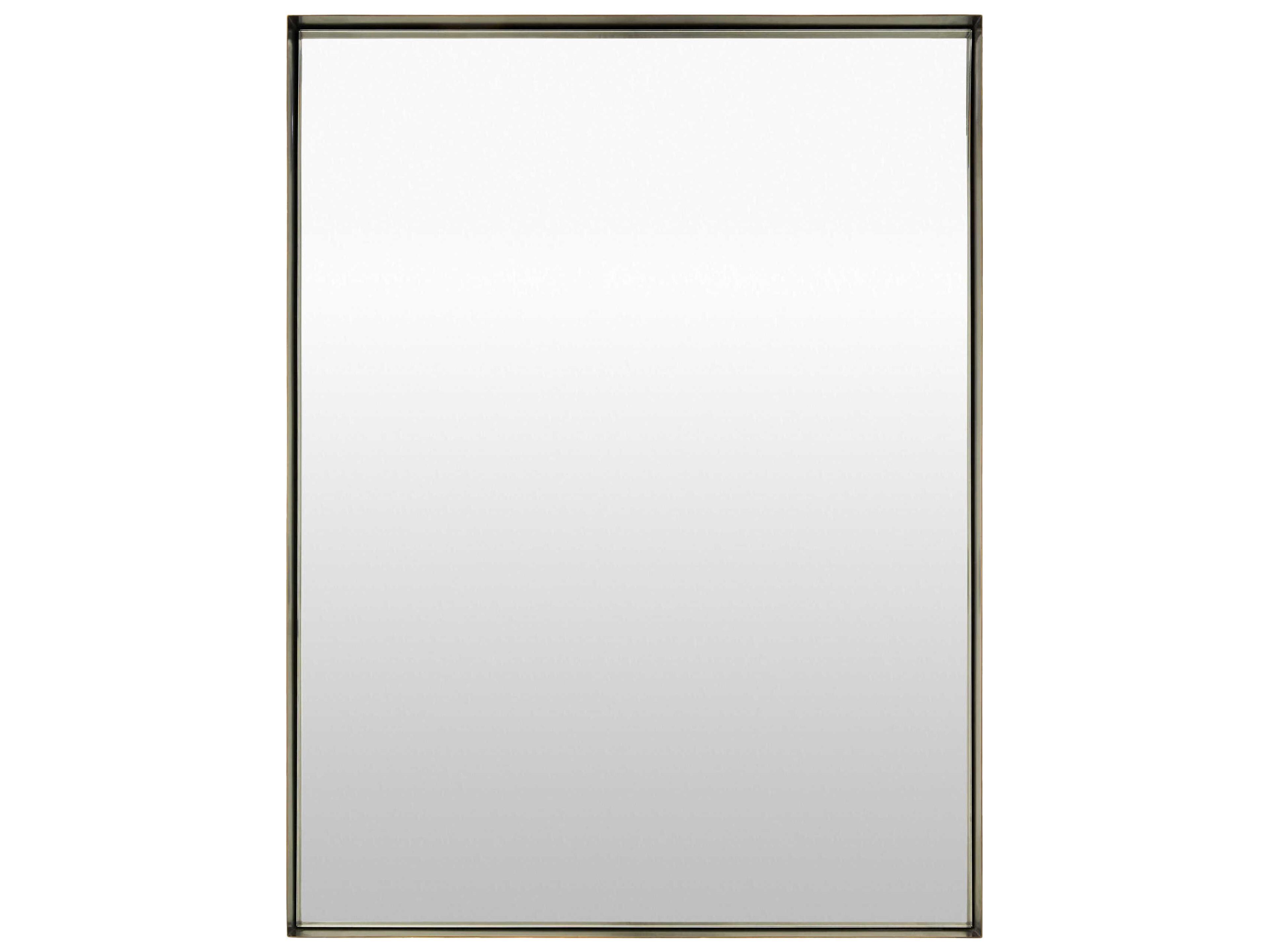 Amvria Black Rectangular Wall Mirror