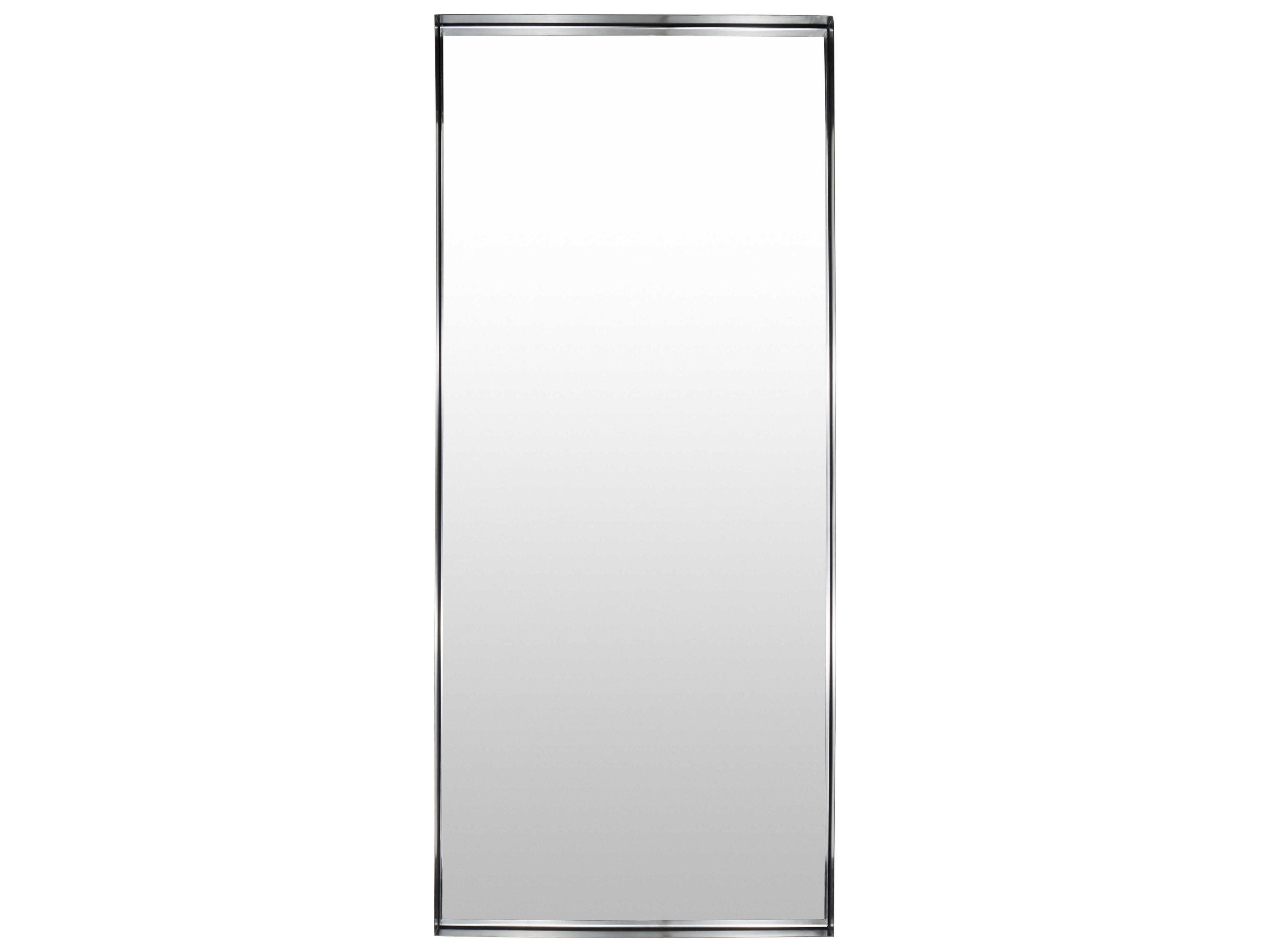 Amvria Black Rectangular Floor Mirror