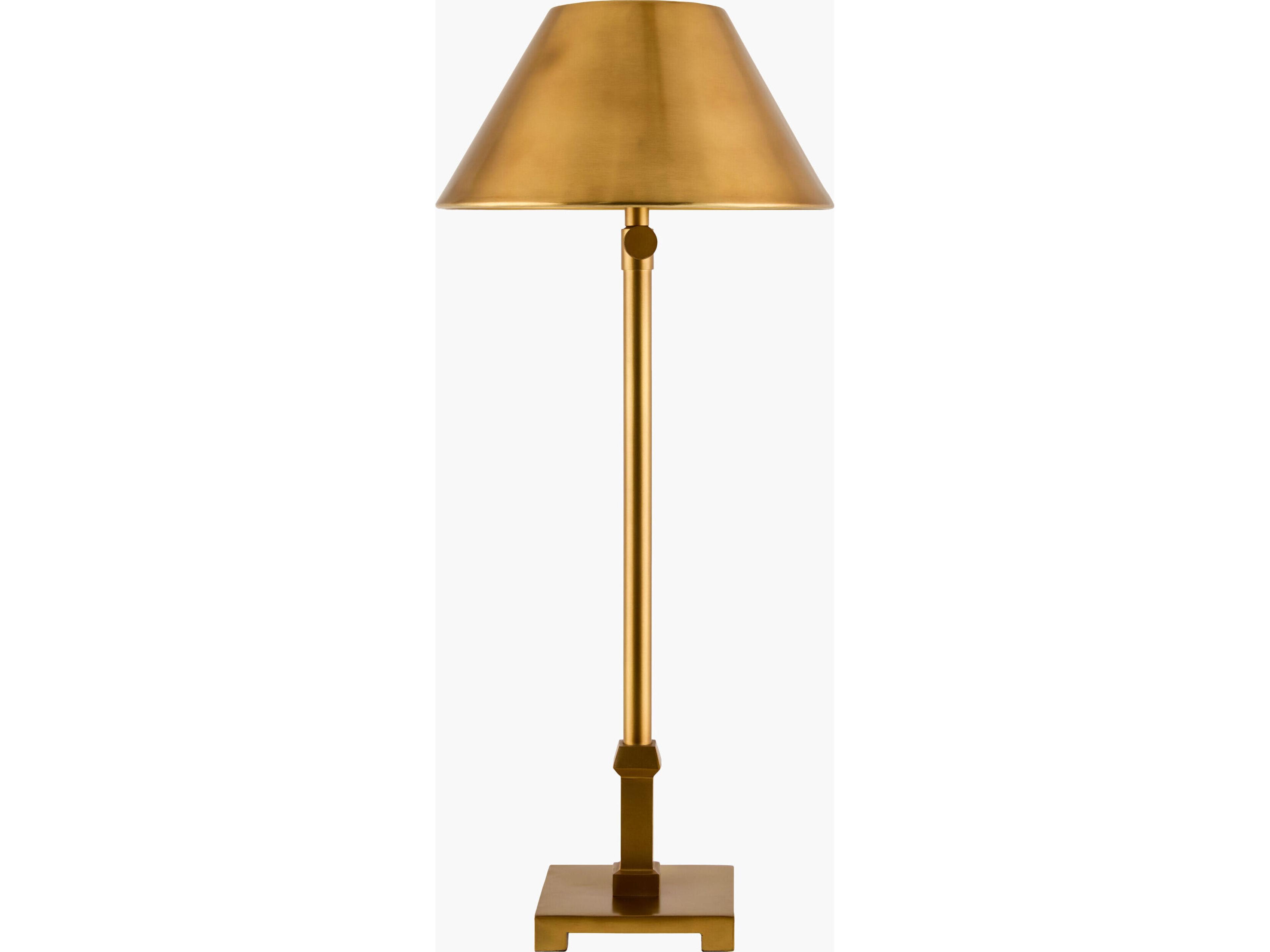 Andenes Gold Metal Buffet Lamp Set of 2