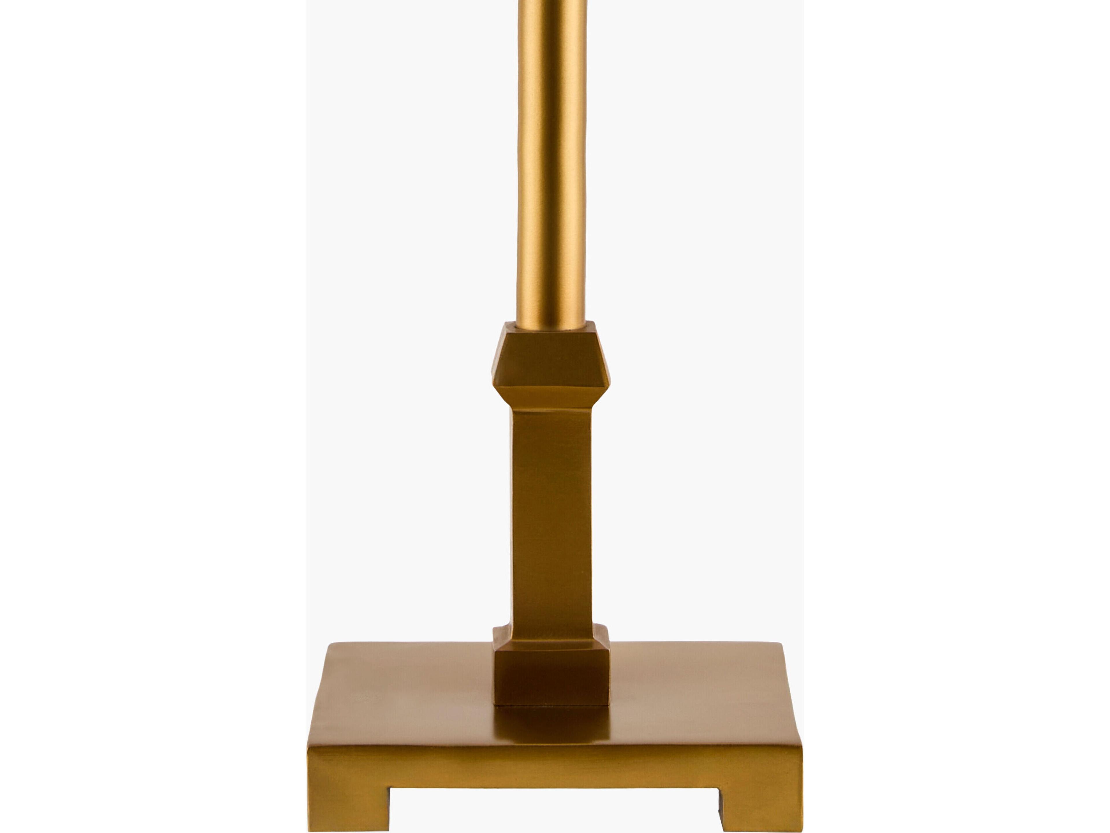 Surya Andenes Gold Metal Buffet Lamp Set of 2