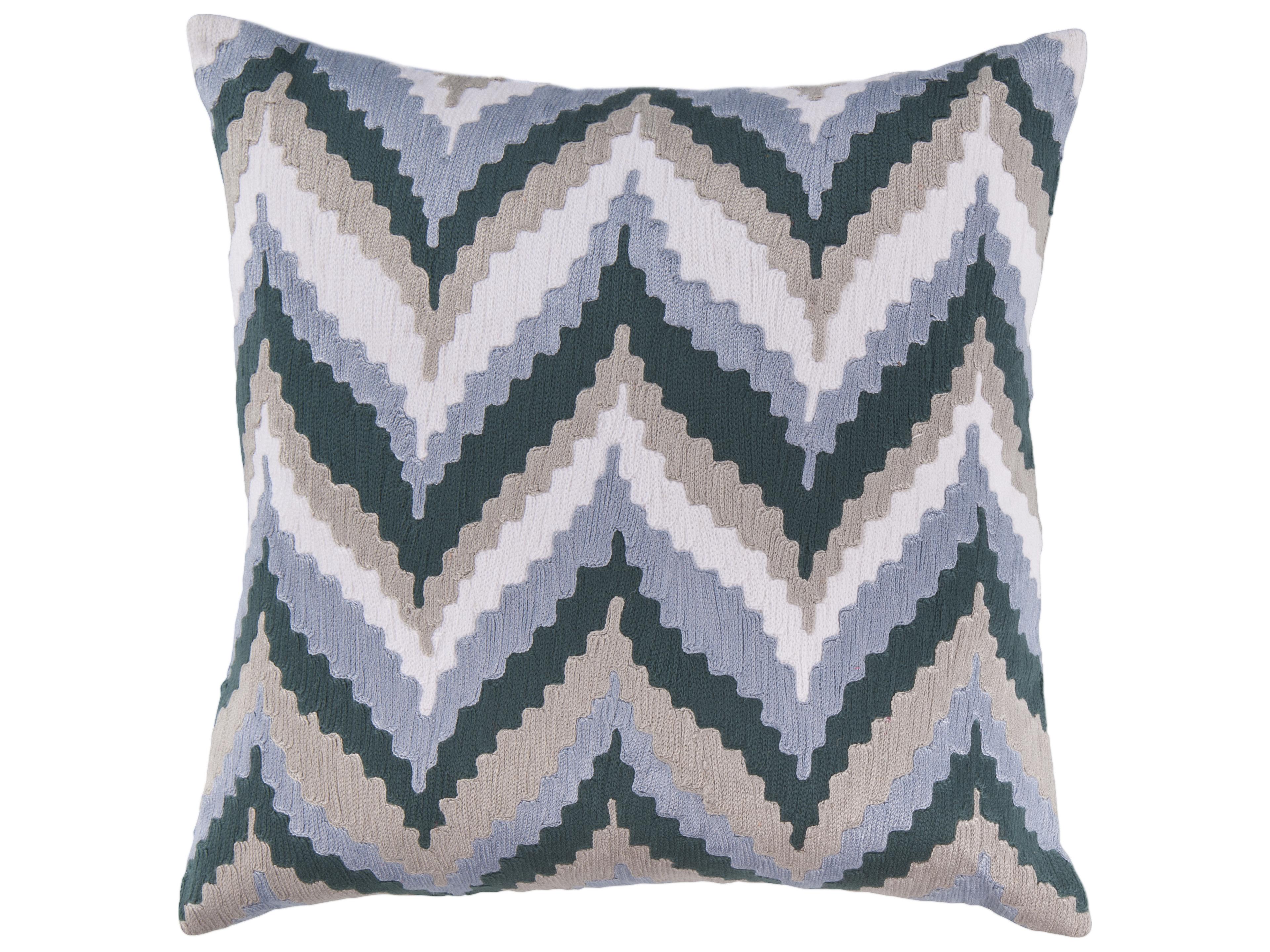 Ikat Blue Pillow