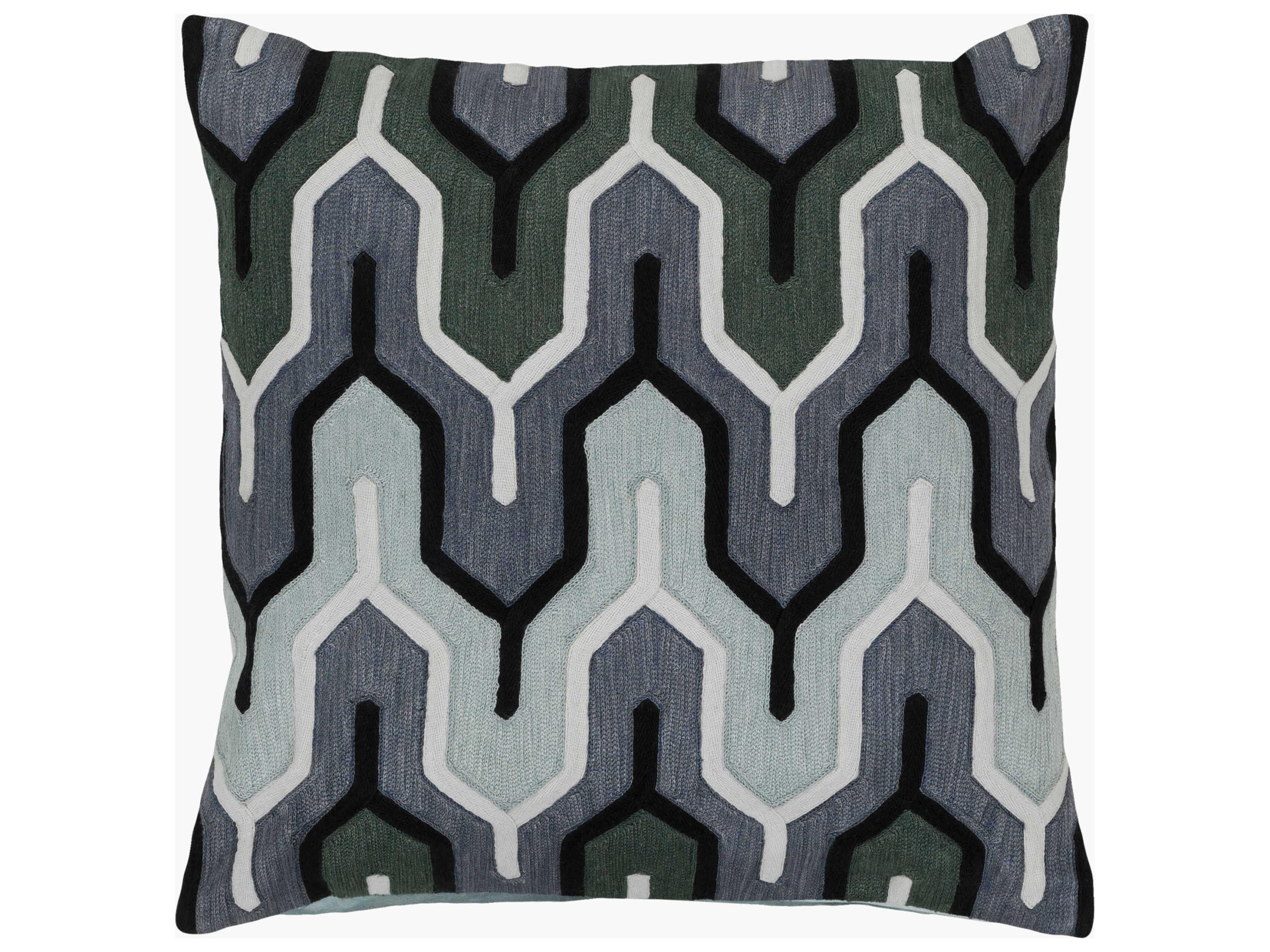 Aztec Denim Pillow