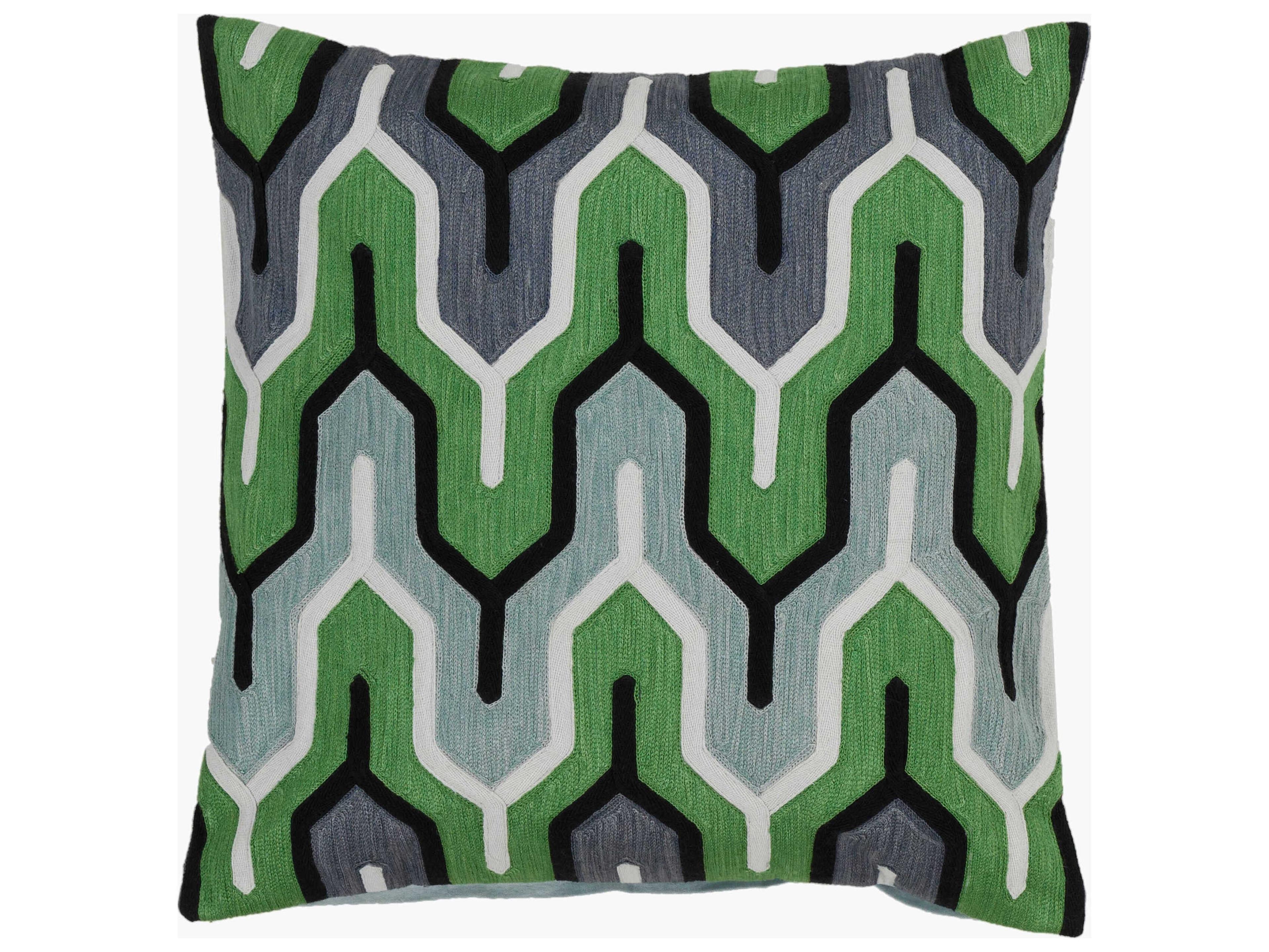 Aztec Medium Green Pillow