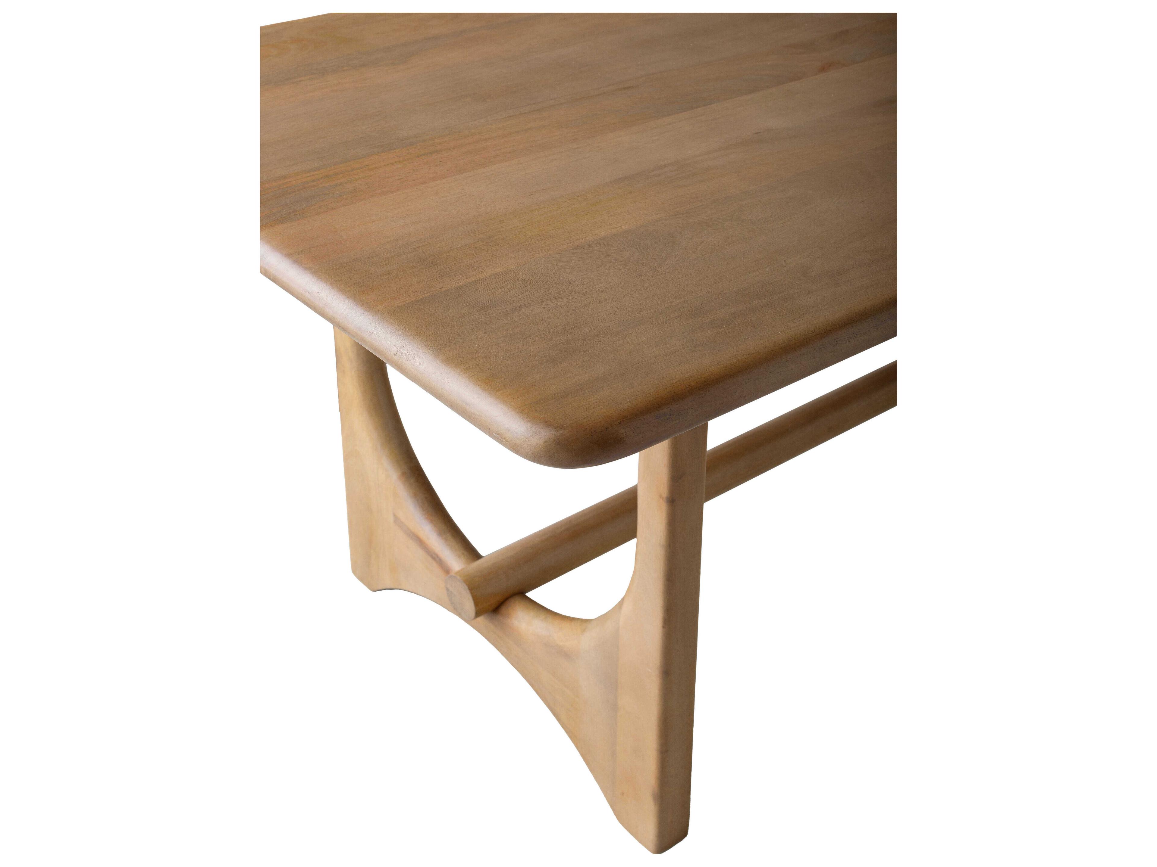 Surya Arland Rectangular Wood Brown Dining Table