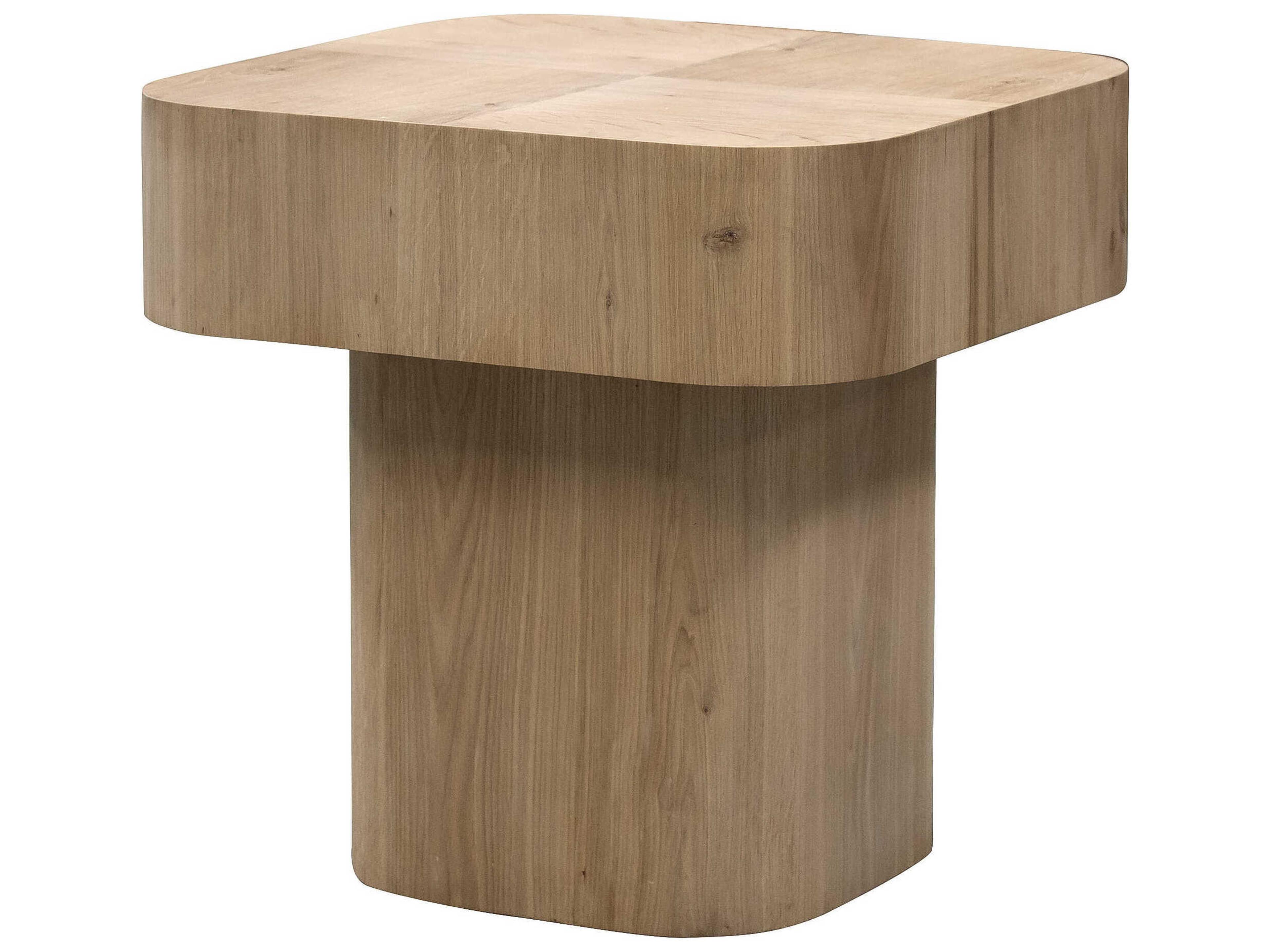 Arquette Square Wood Brown End Table