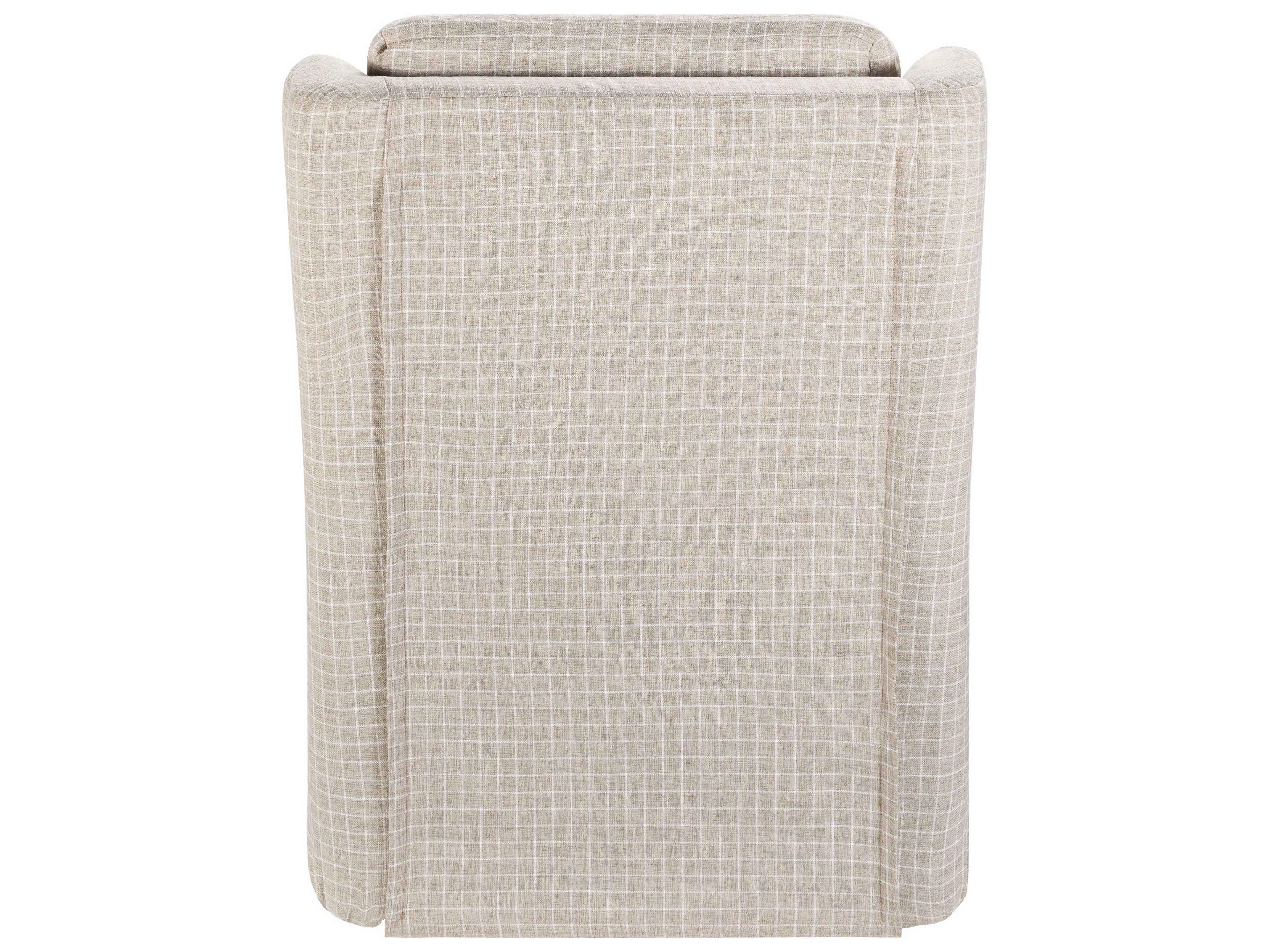 Surya Atkinson Swivel Beige Accent Chair 