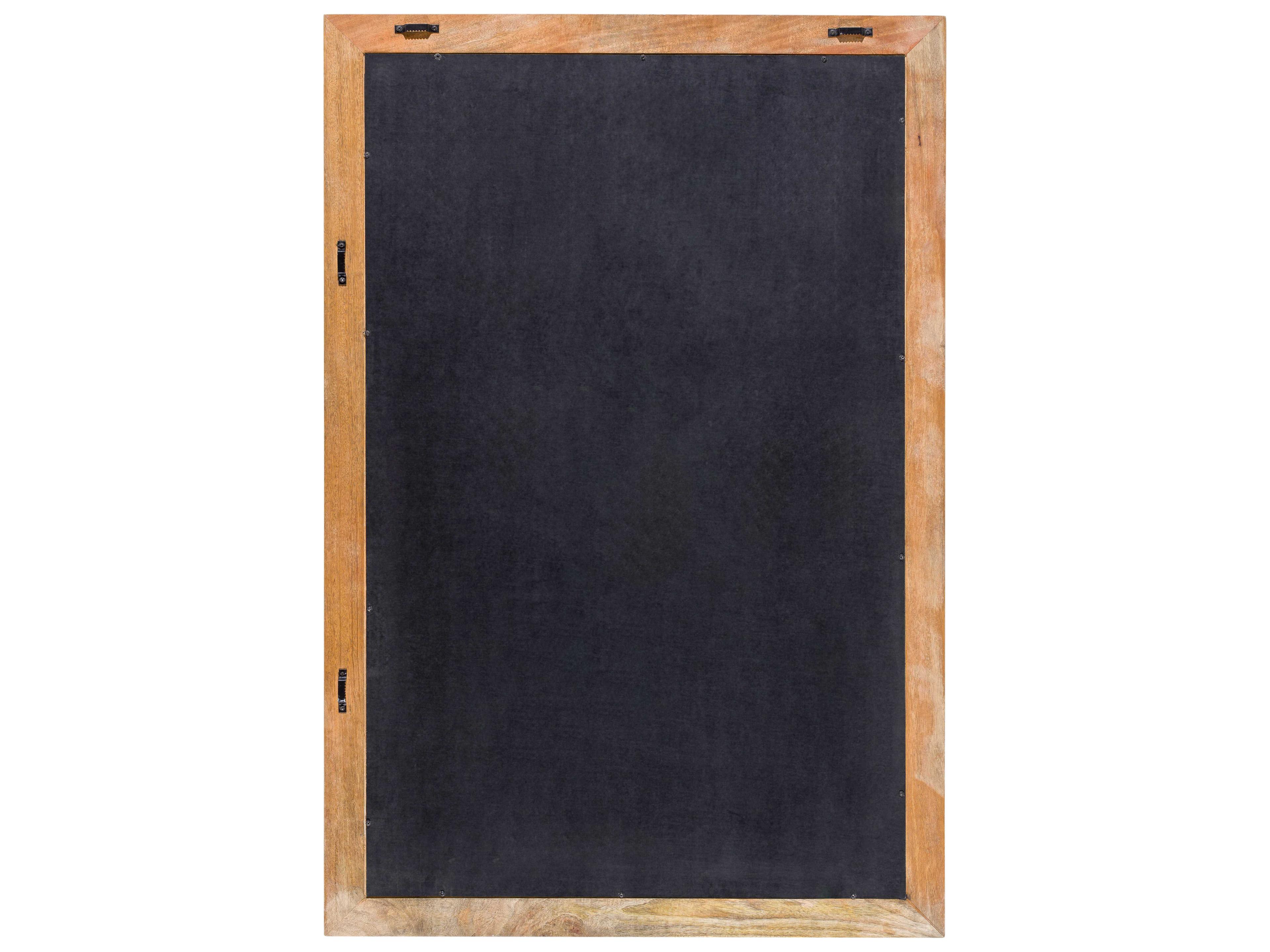 Surya Auckland Brown Rectangular Wall Mirror