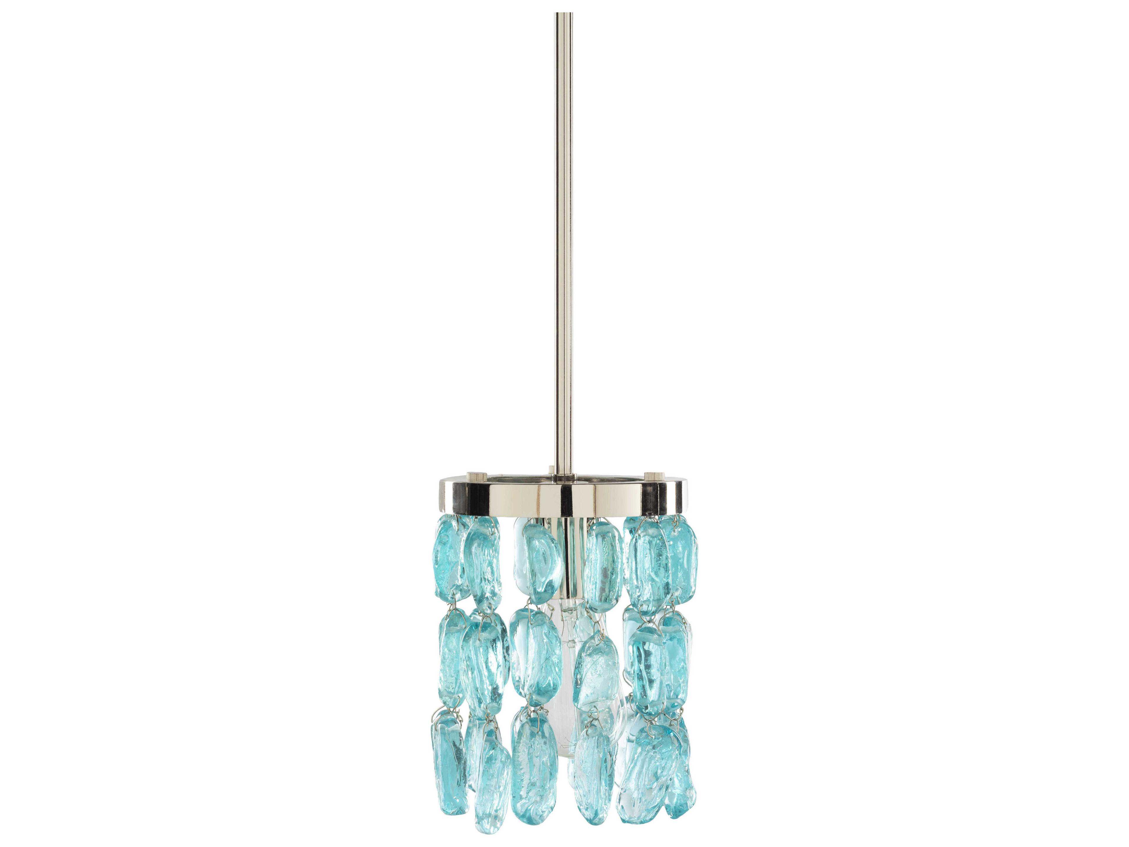 Aurelia 1-Light Metallic Nickel Mini Pendant