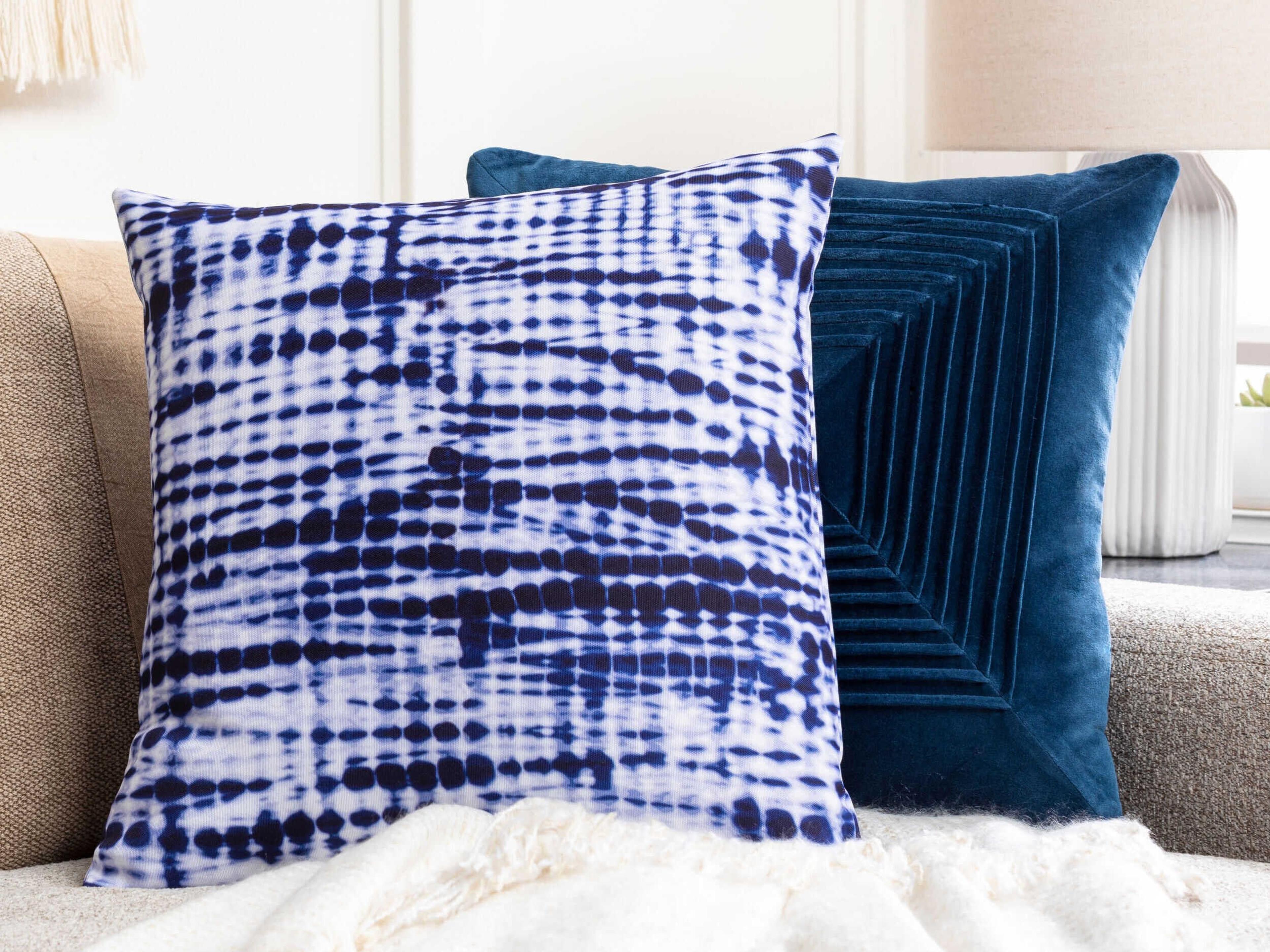 Surya Azora Dark Blue Pillow