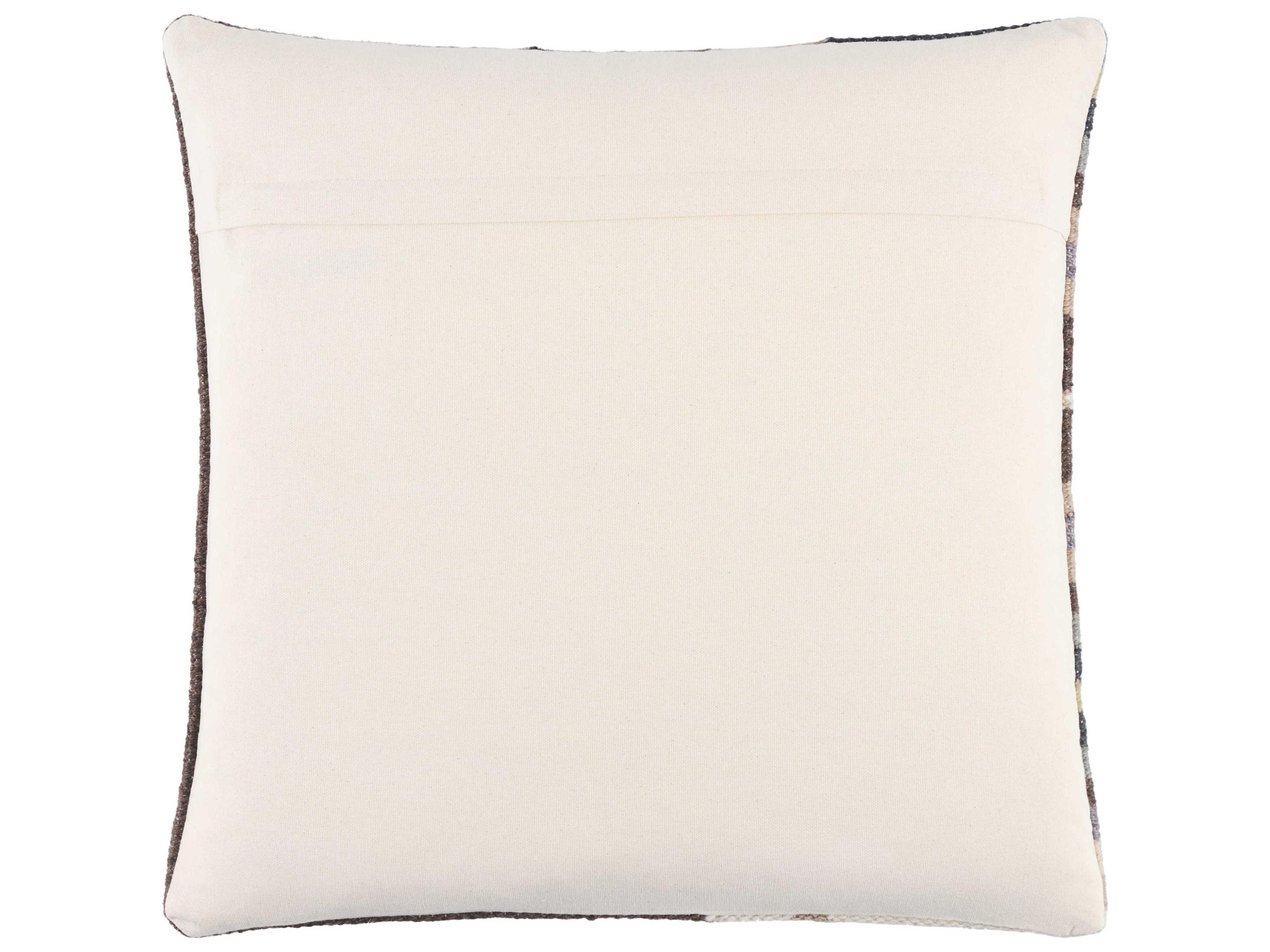 Surya Blanche Dark Brown Pillow
