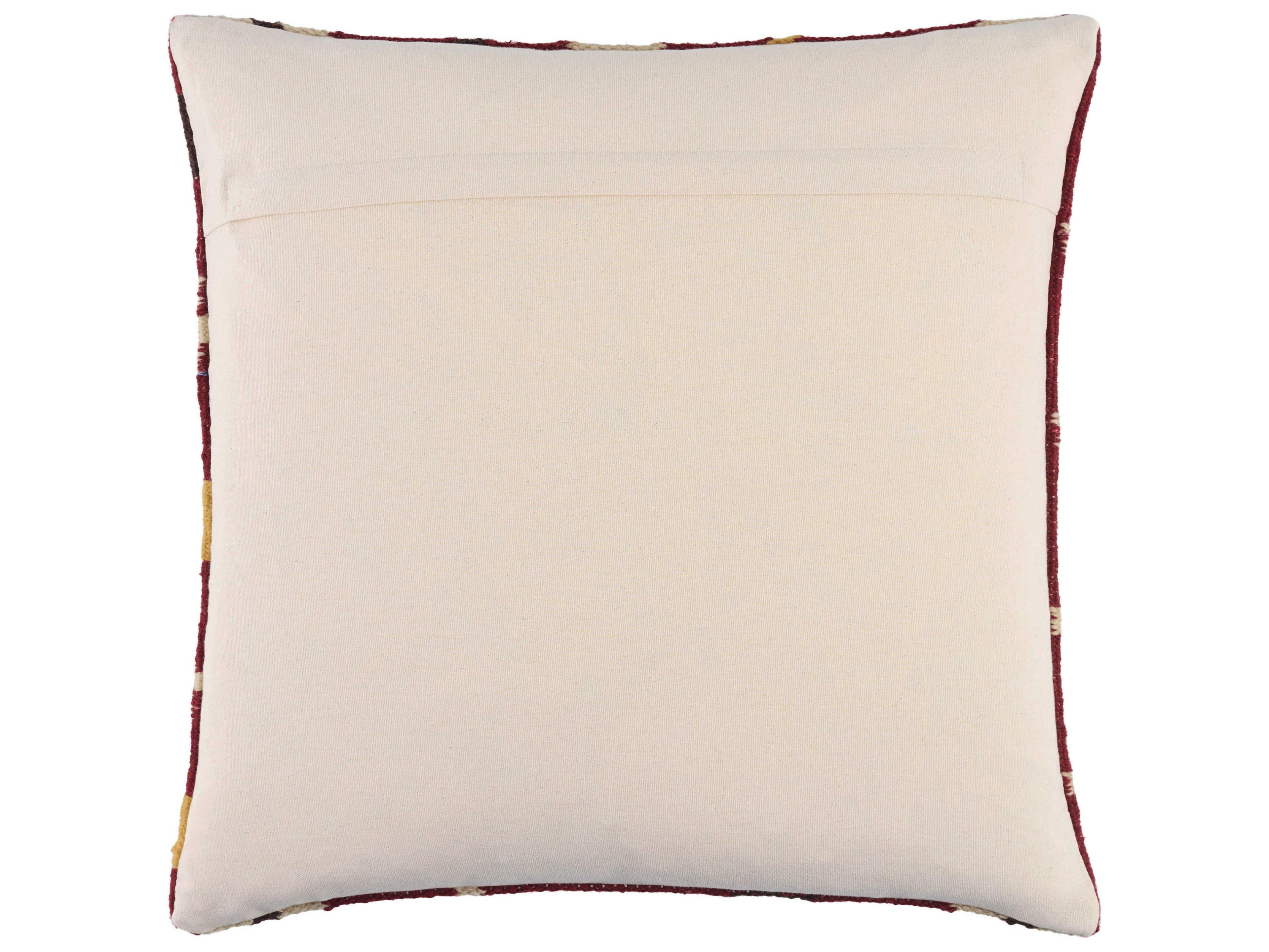 Surya Blanche Crimson Pillow