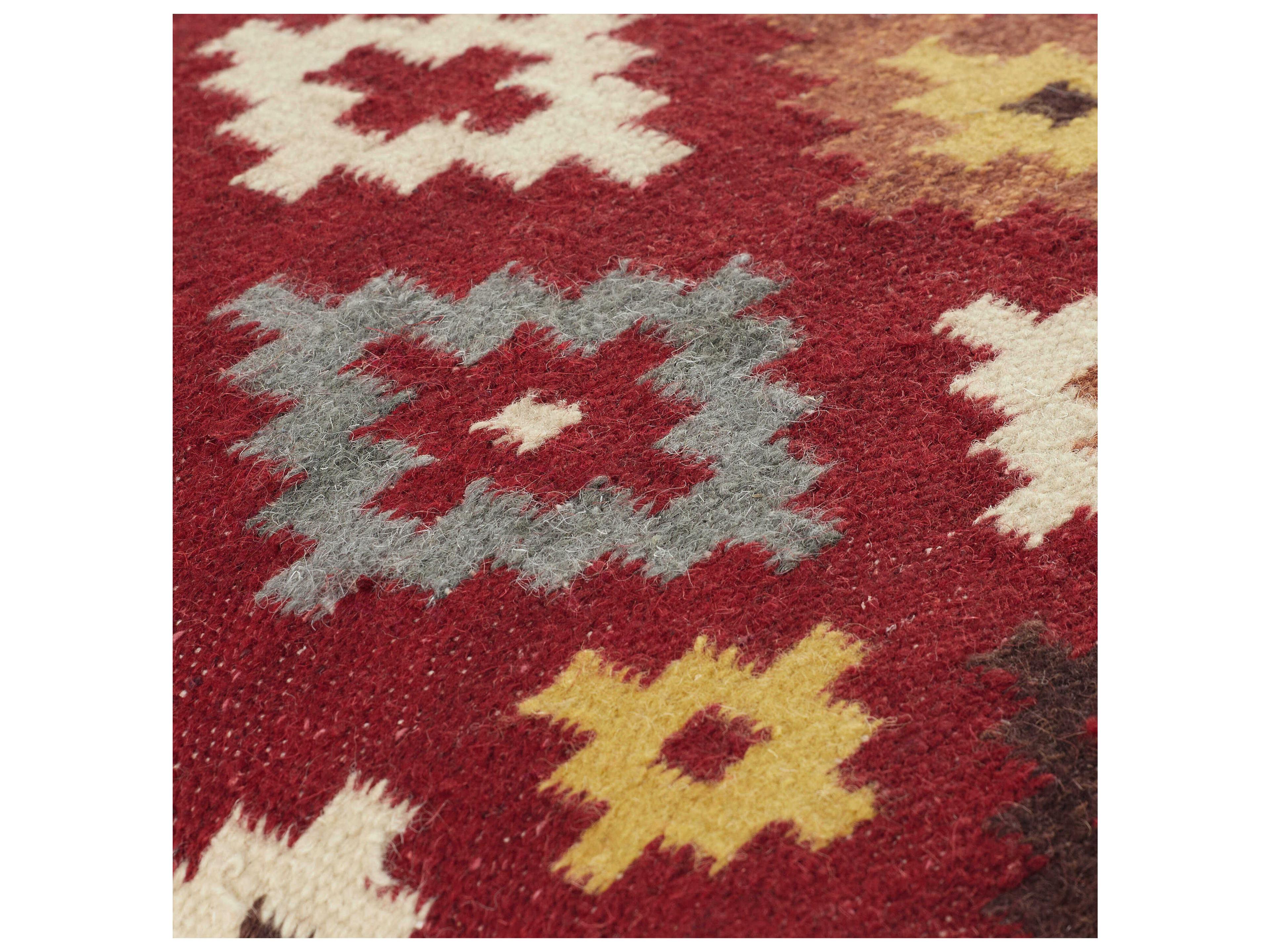 Surya Blanche Crimson Pillow