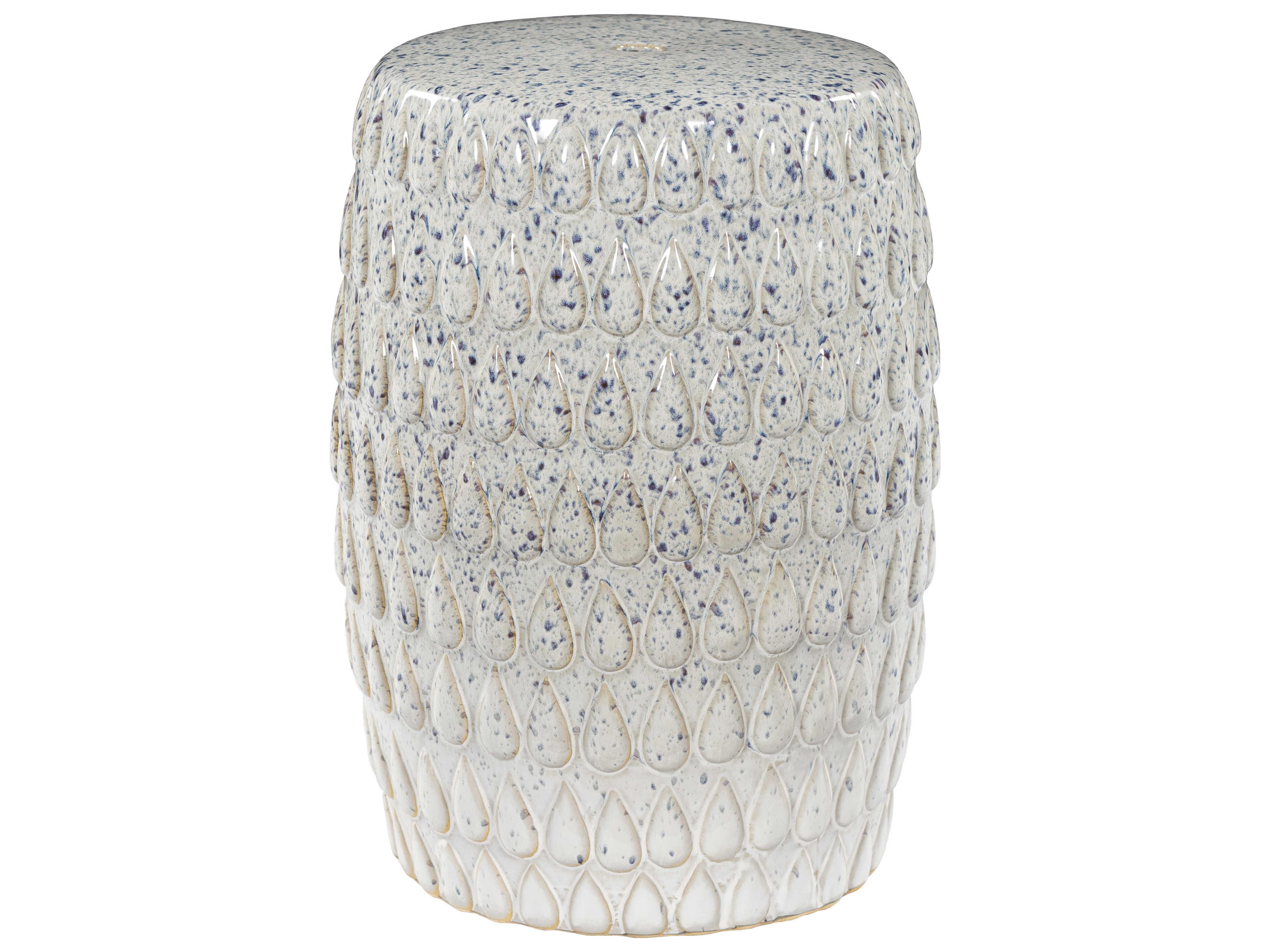 Blackwell White Accent Stool