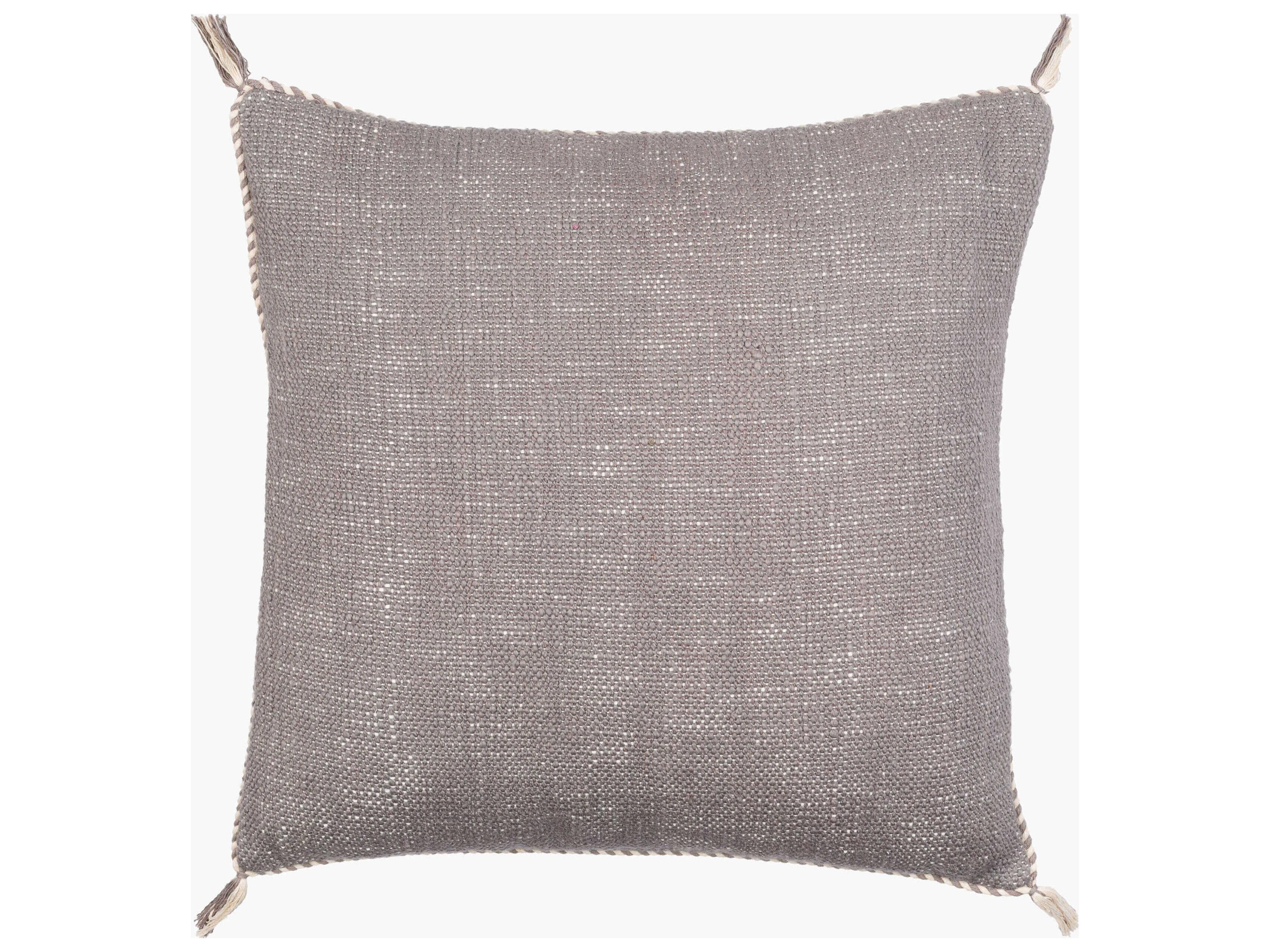 Braided Bisa Gray / Cream Pillow