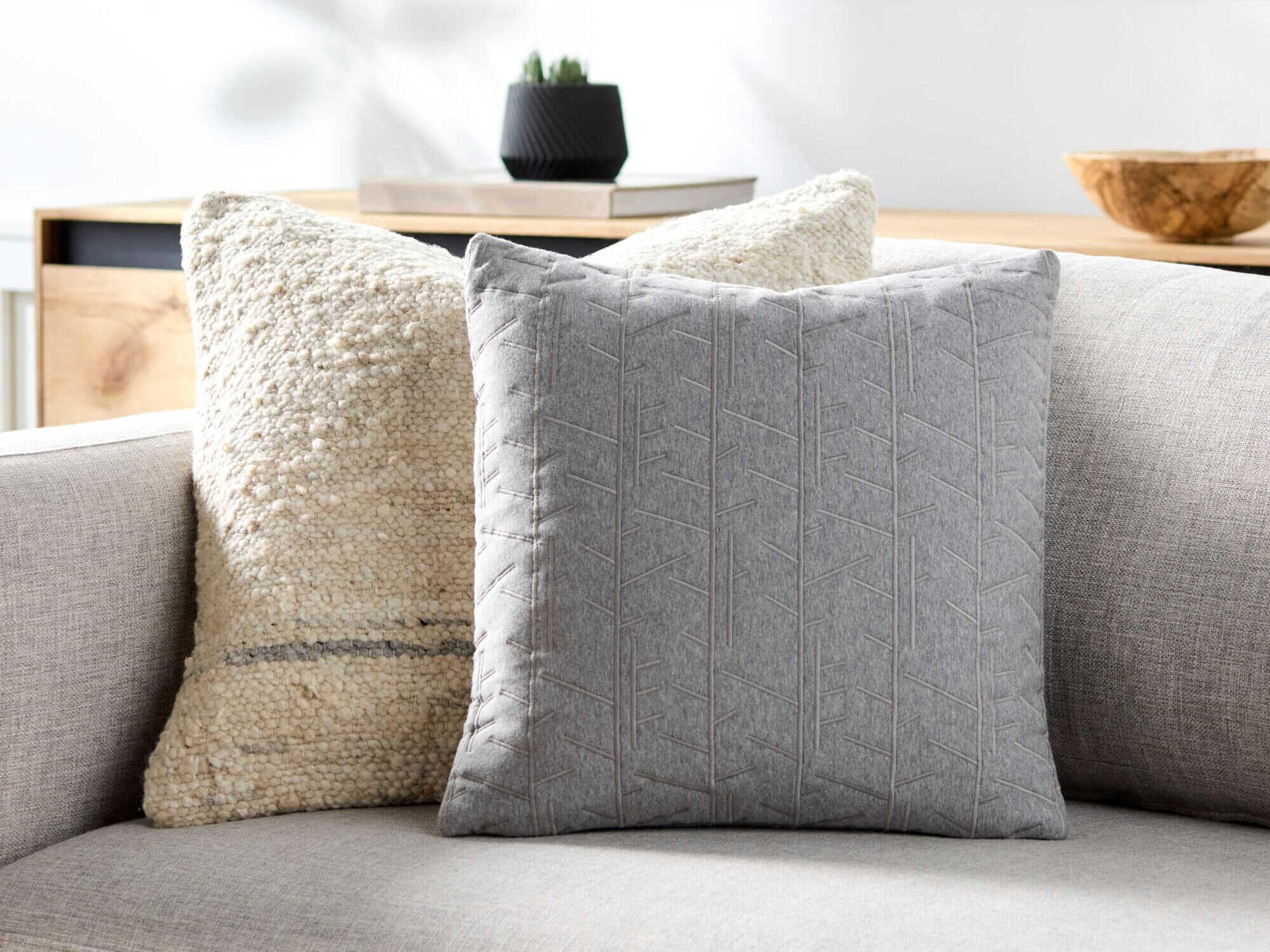 Surya Branched Off-White Pillow