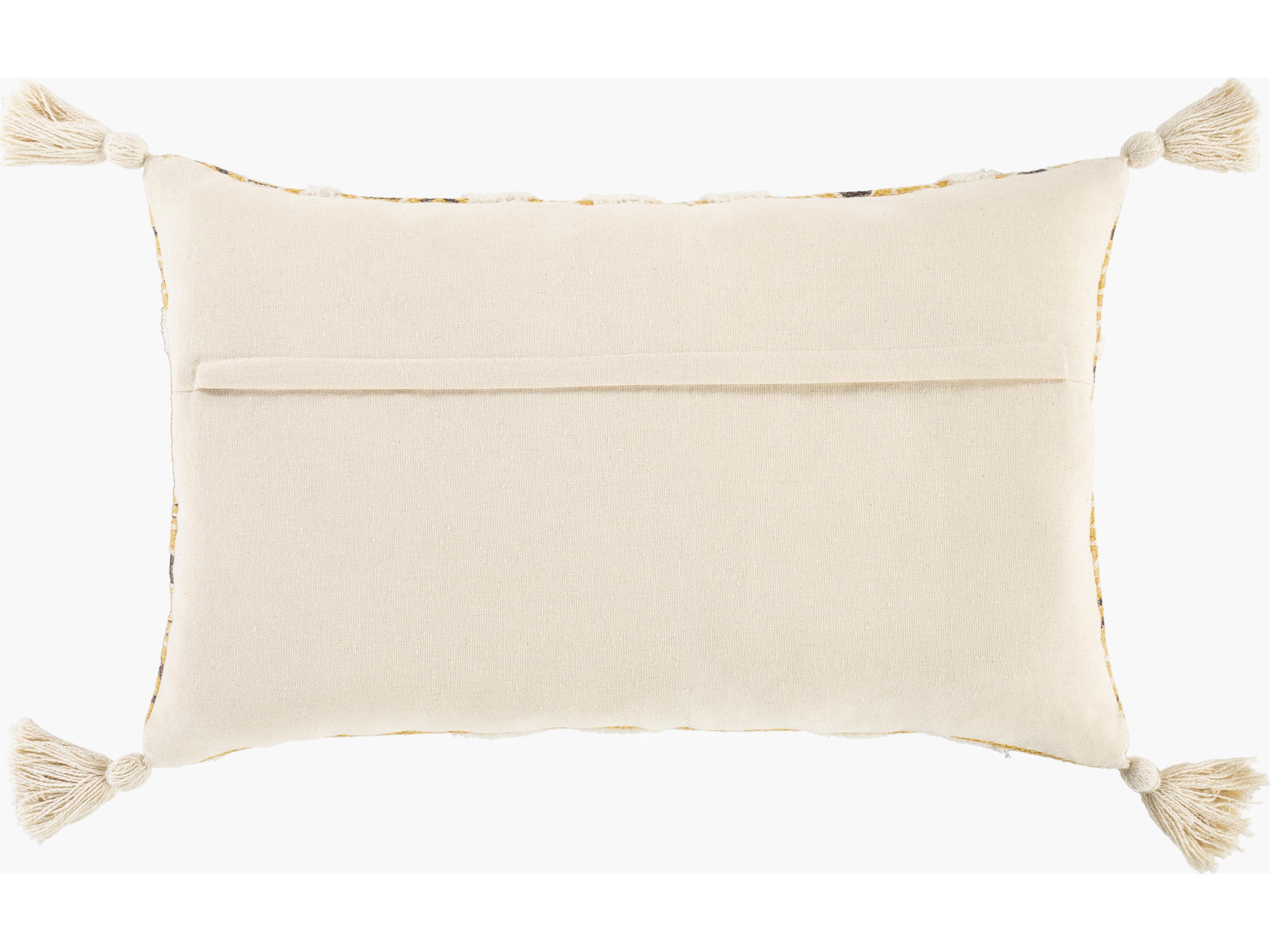 Surya Binga Mustard Pillow