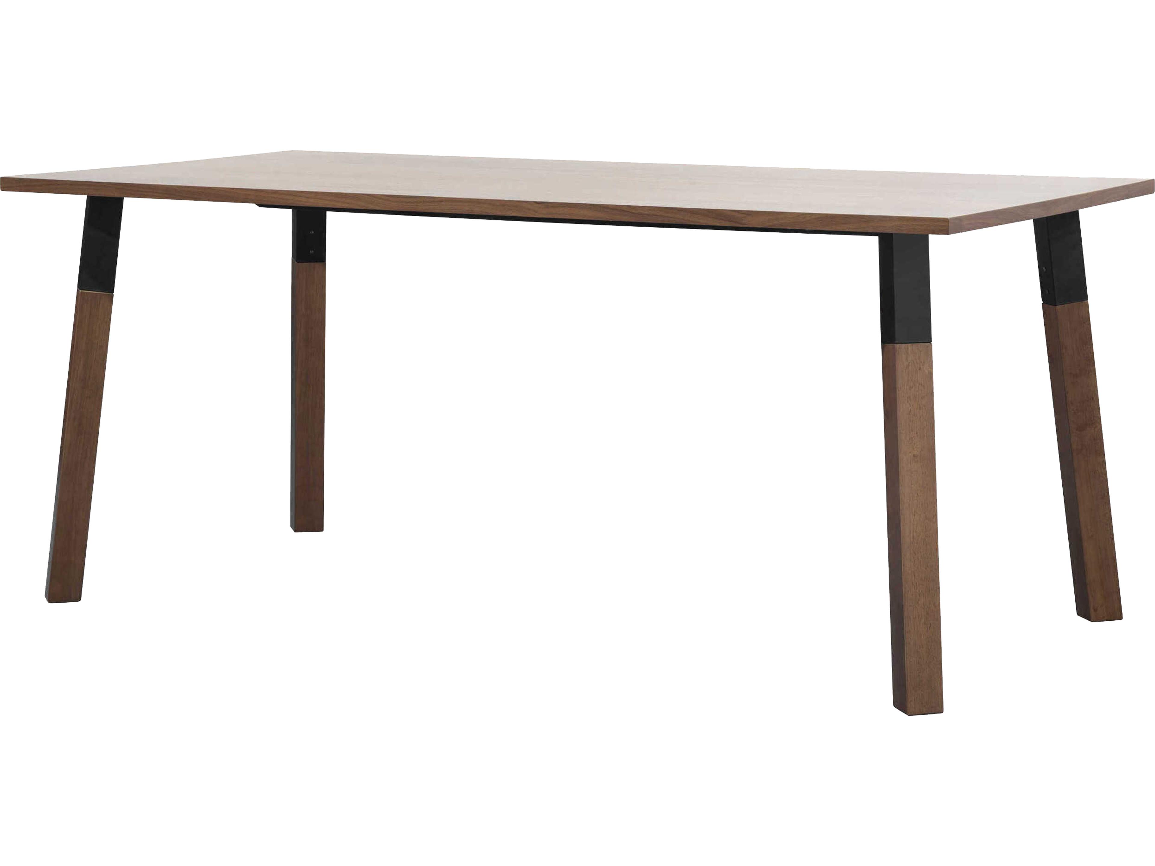 Billings Rectangular Wood Dark Brown Dining Table