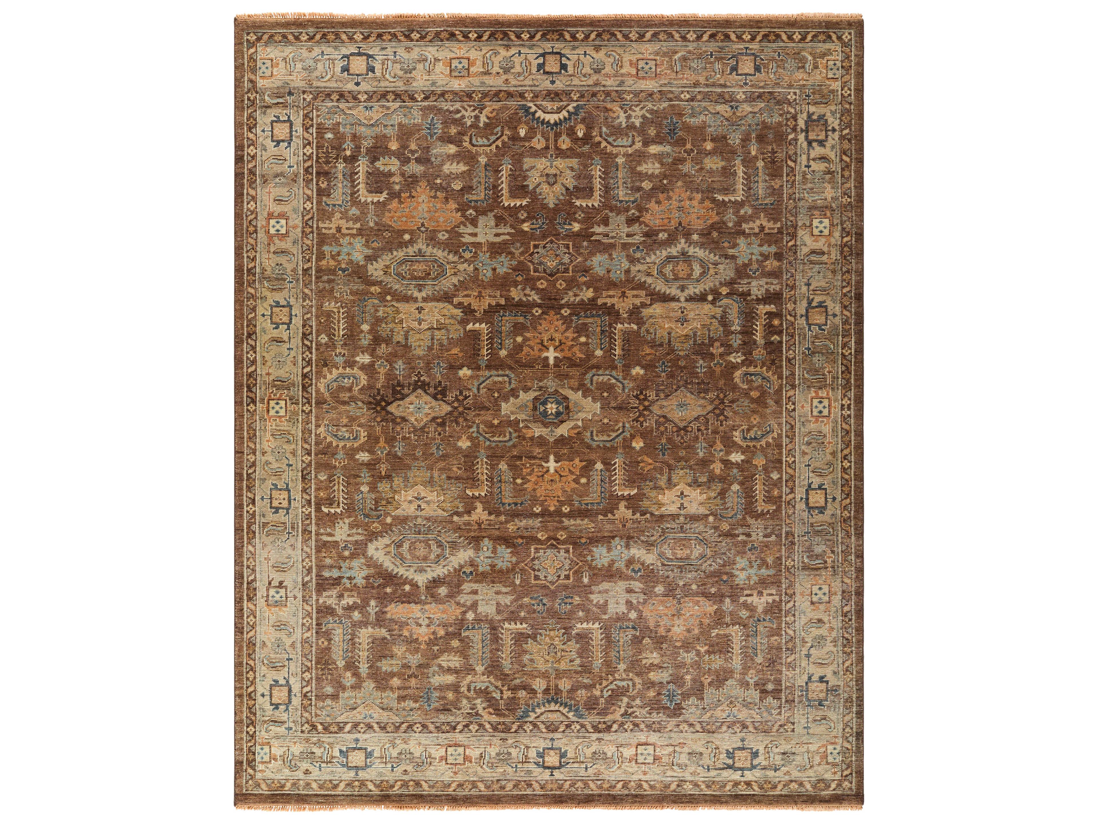 Bijar Bordered Area Rug