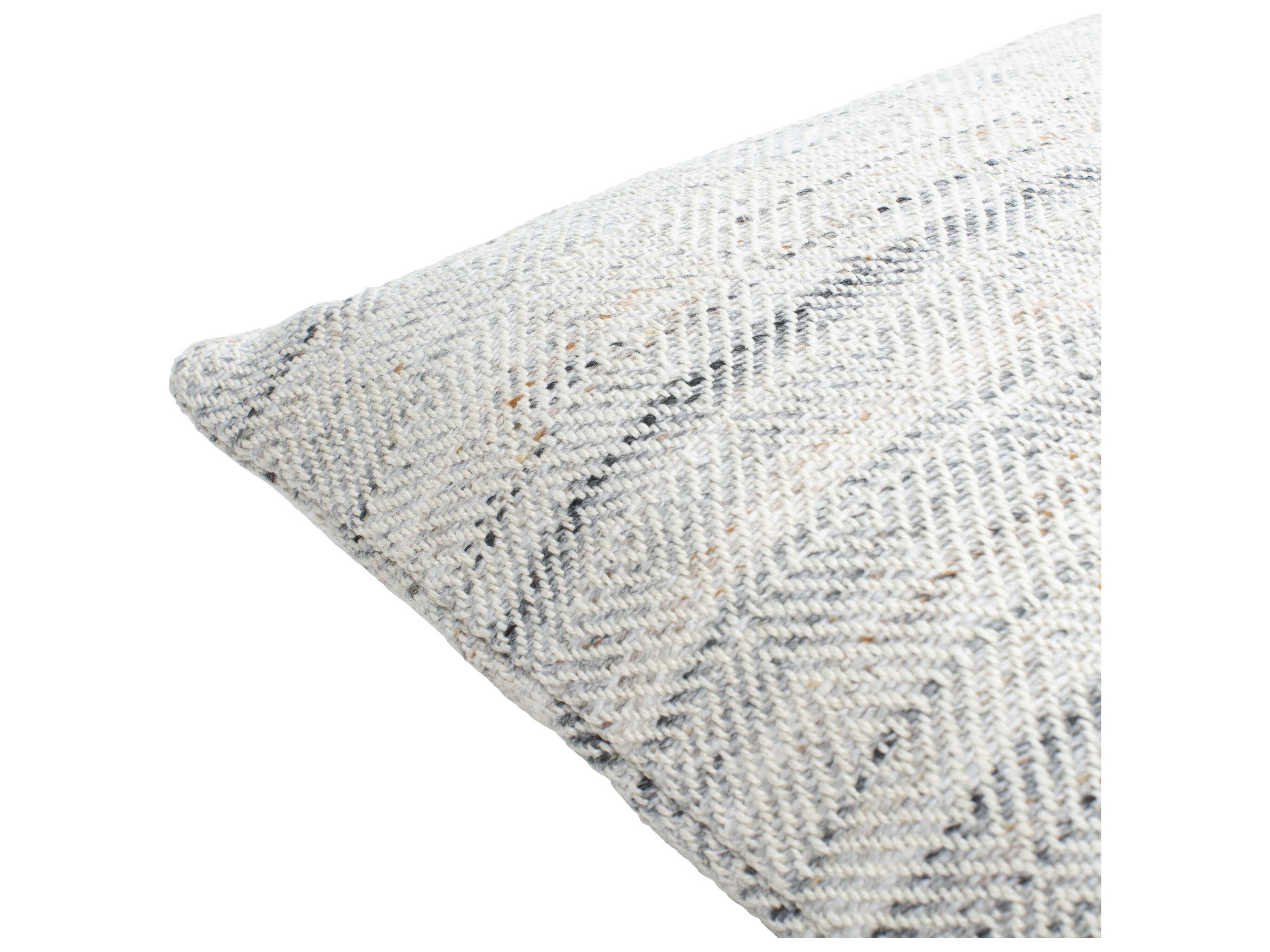 Surya Boulder Light Gray Pillow