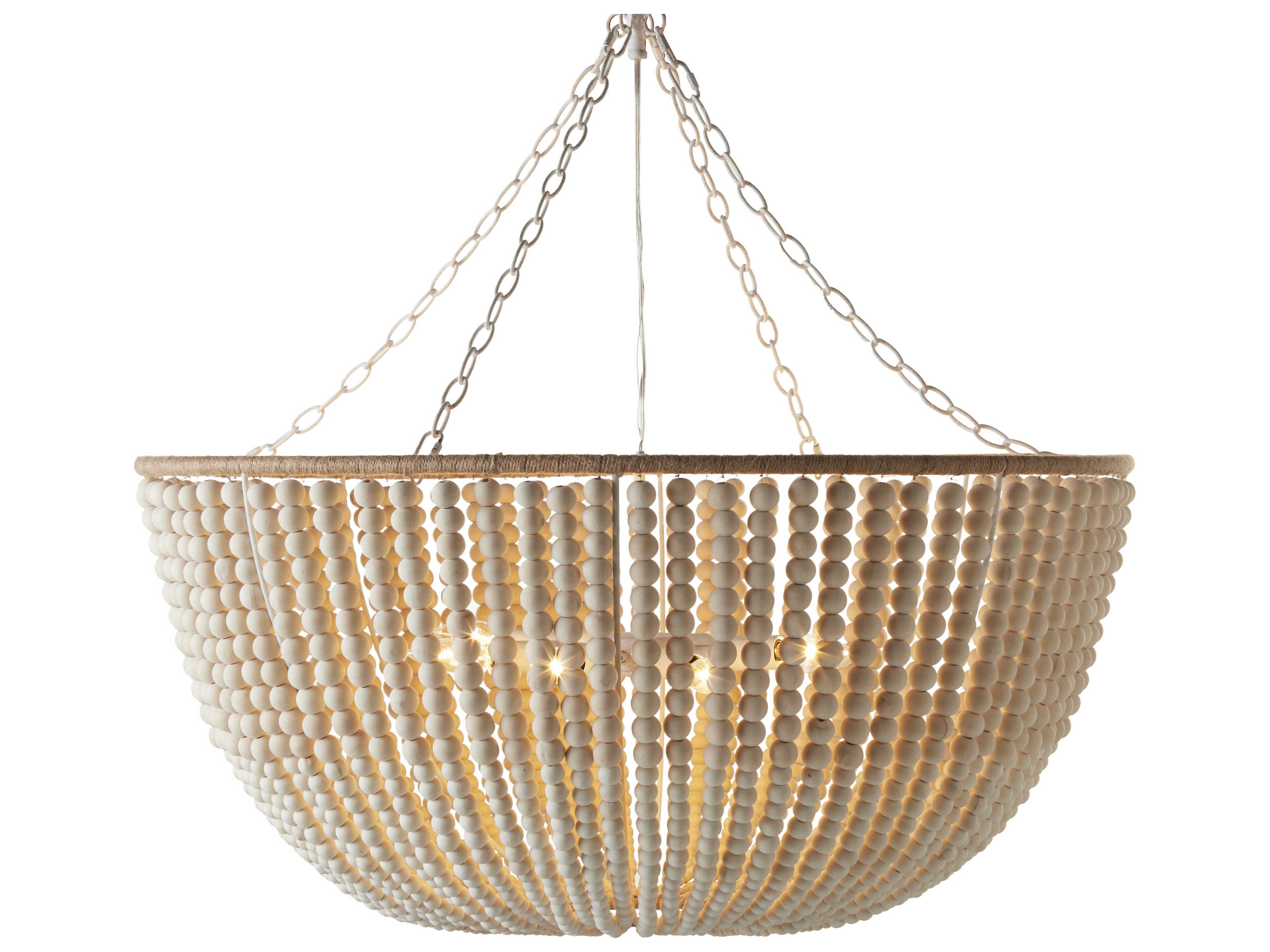 Belem 8-Light Cream Off White Pendant