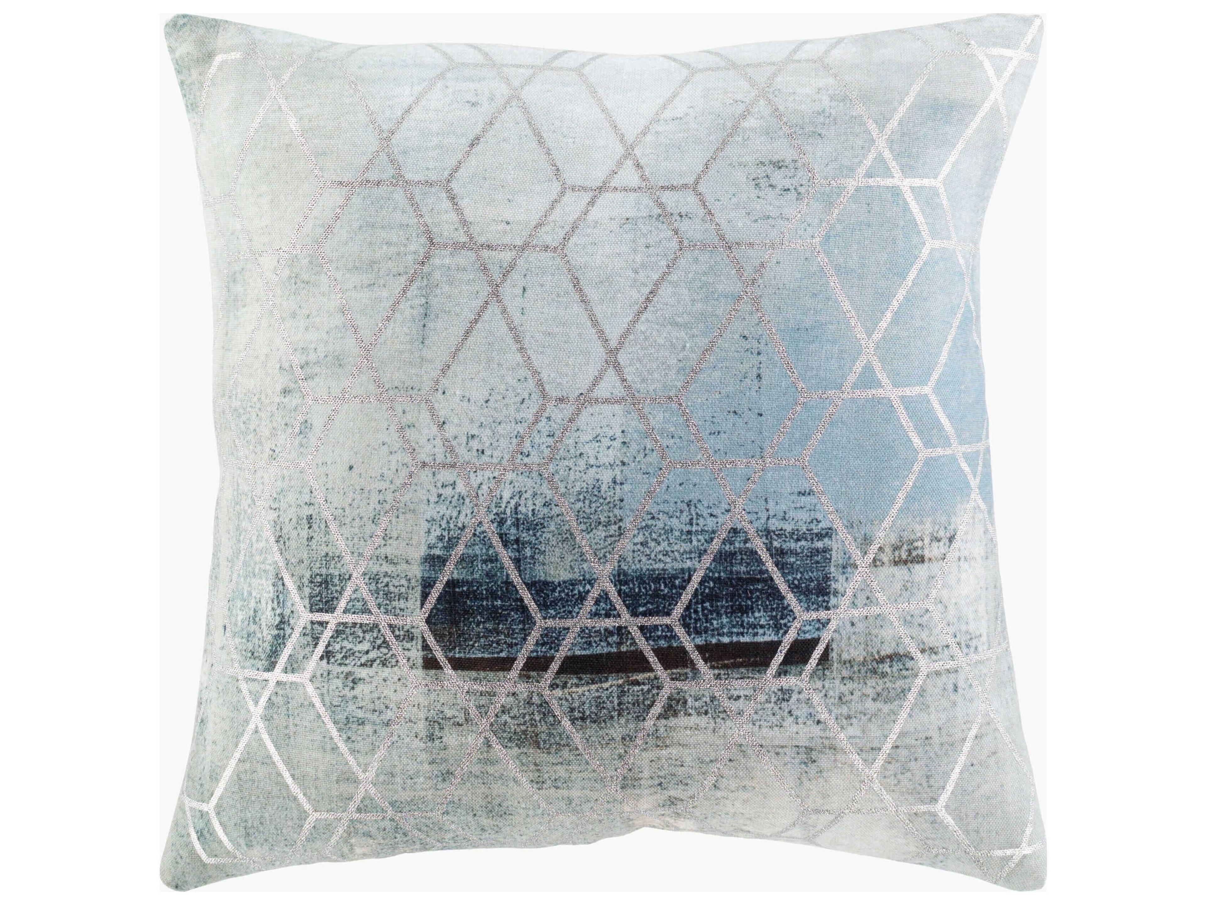 Balliano Light Sage / White / Ice Blue Pillow