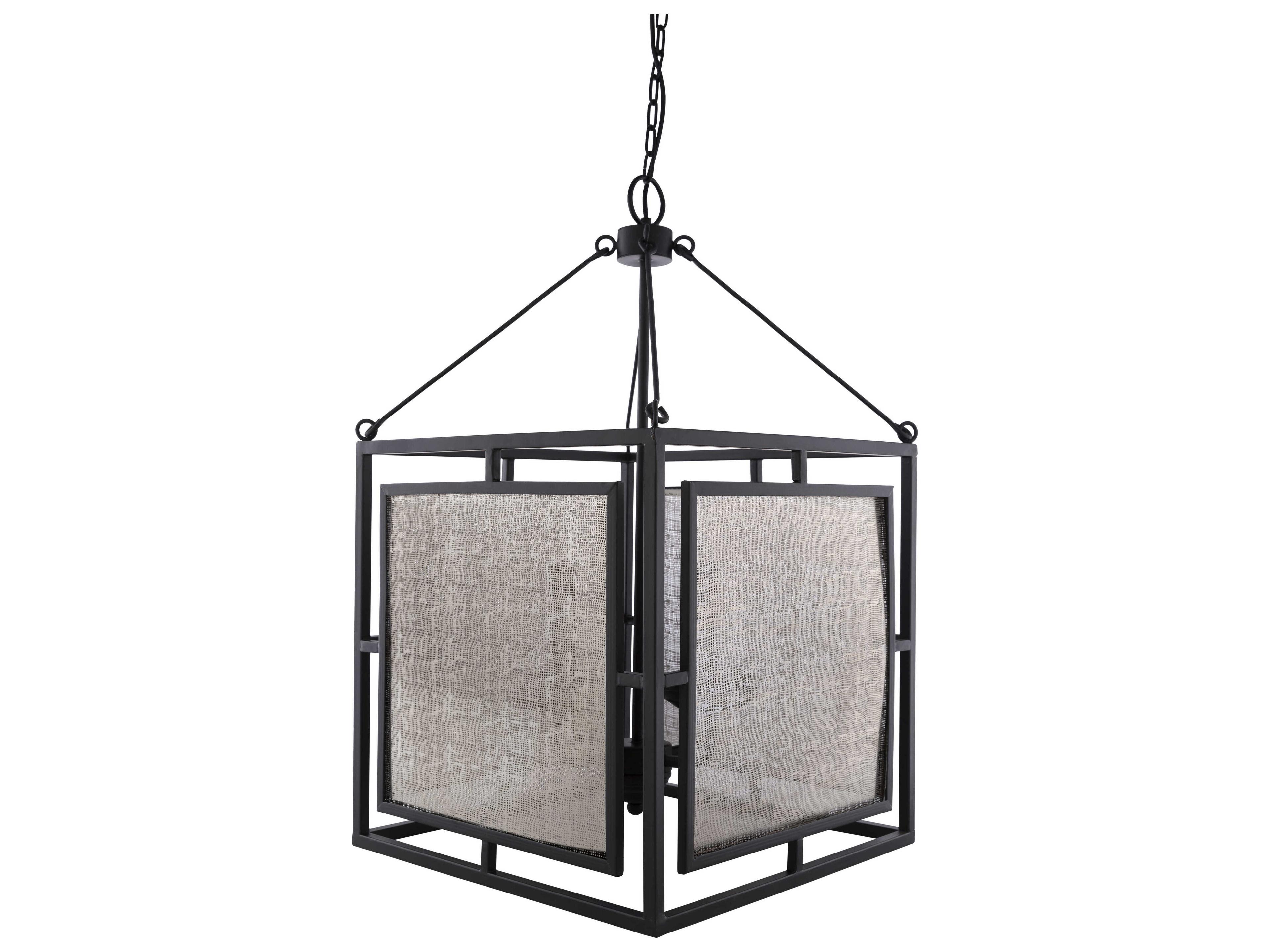 Brynlee 4-Light Black Silver Pendant