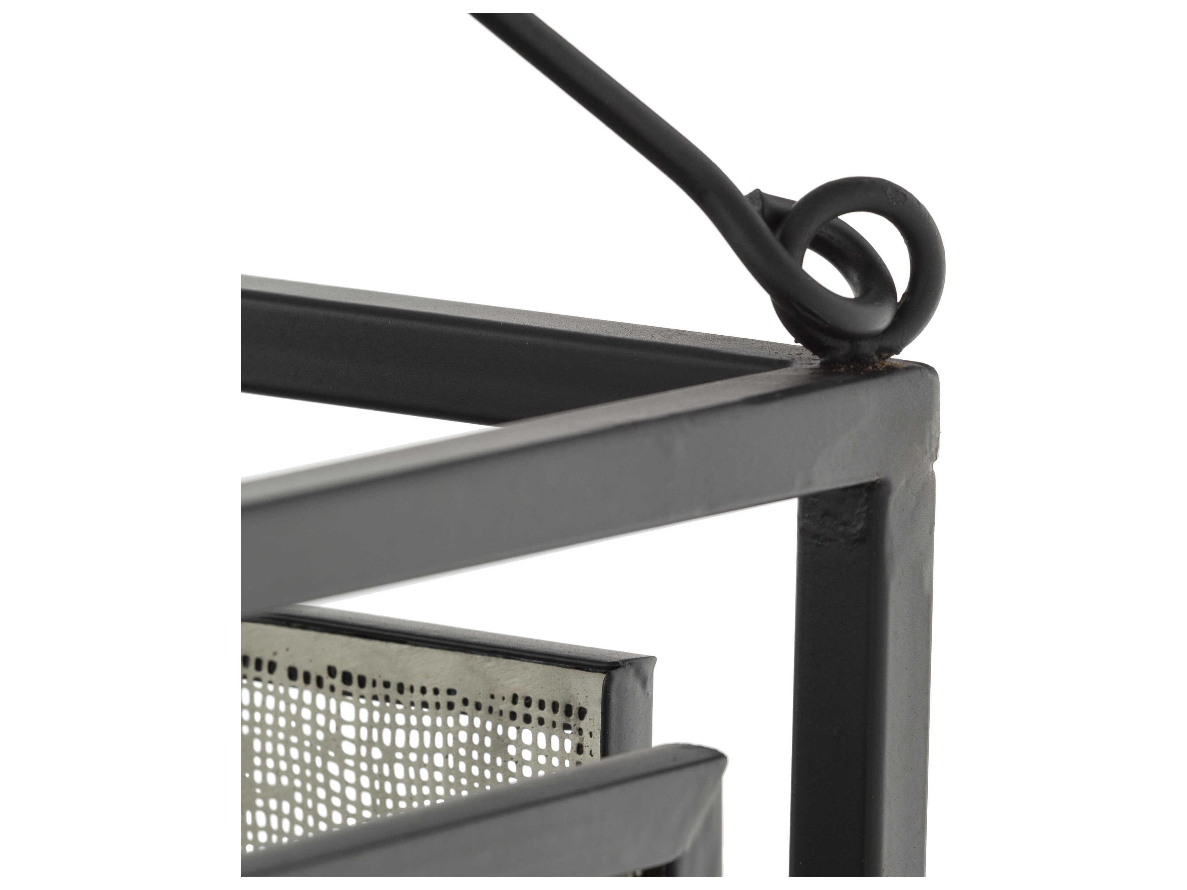 Surya Brynlee 4-Light Black Silver Pendant