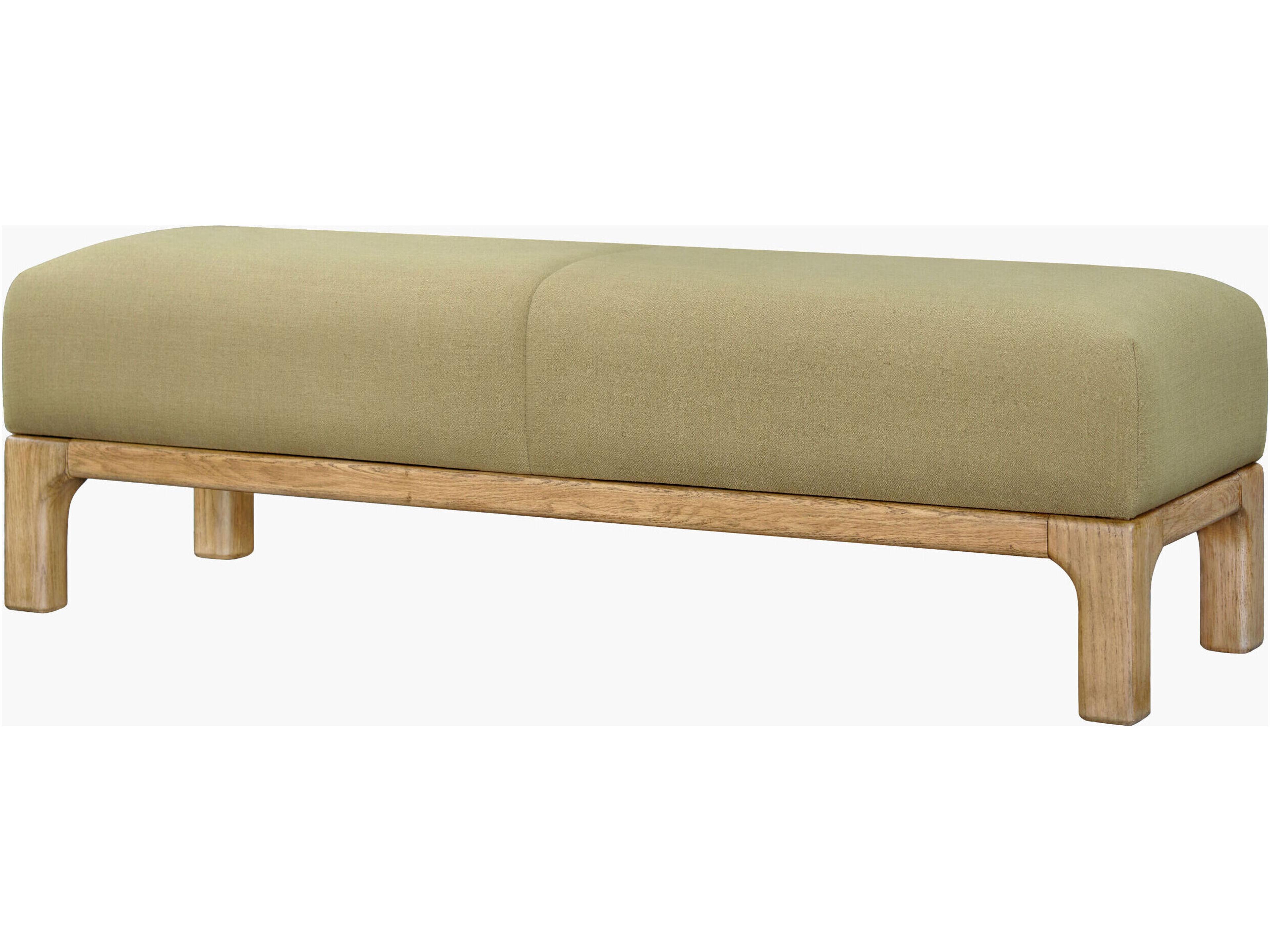 Becki Owens Bradly Olive Green Upholstered Accent Bench